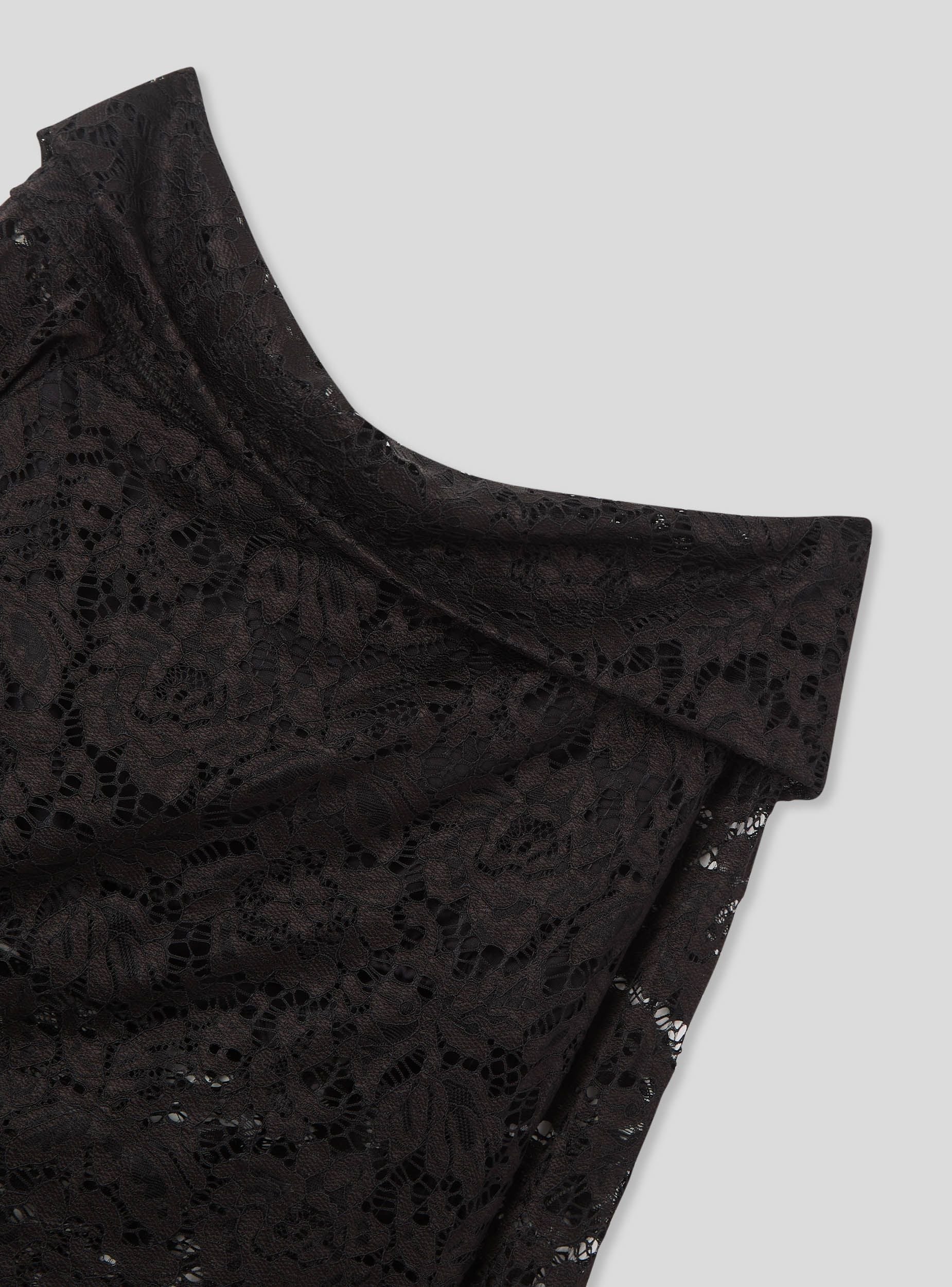 Maglia in pizzo con spalle scoperte - Image 7