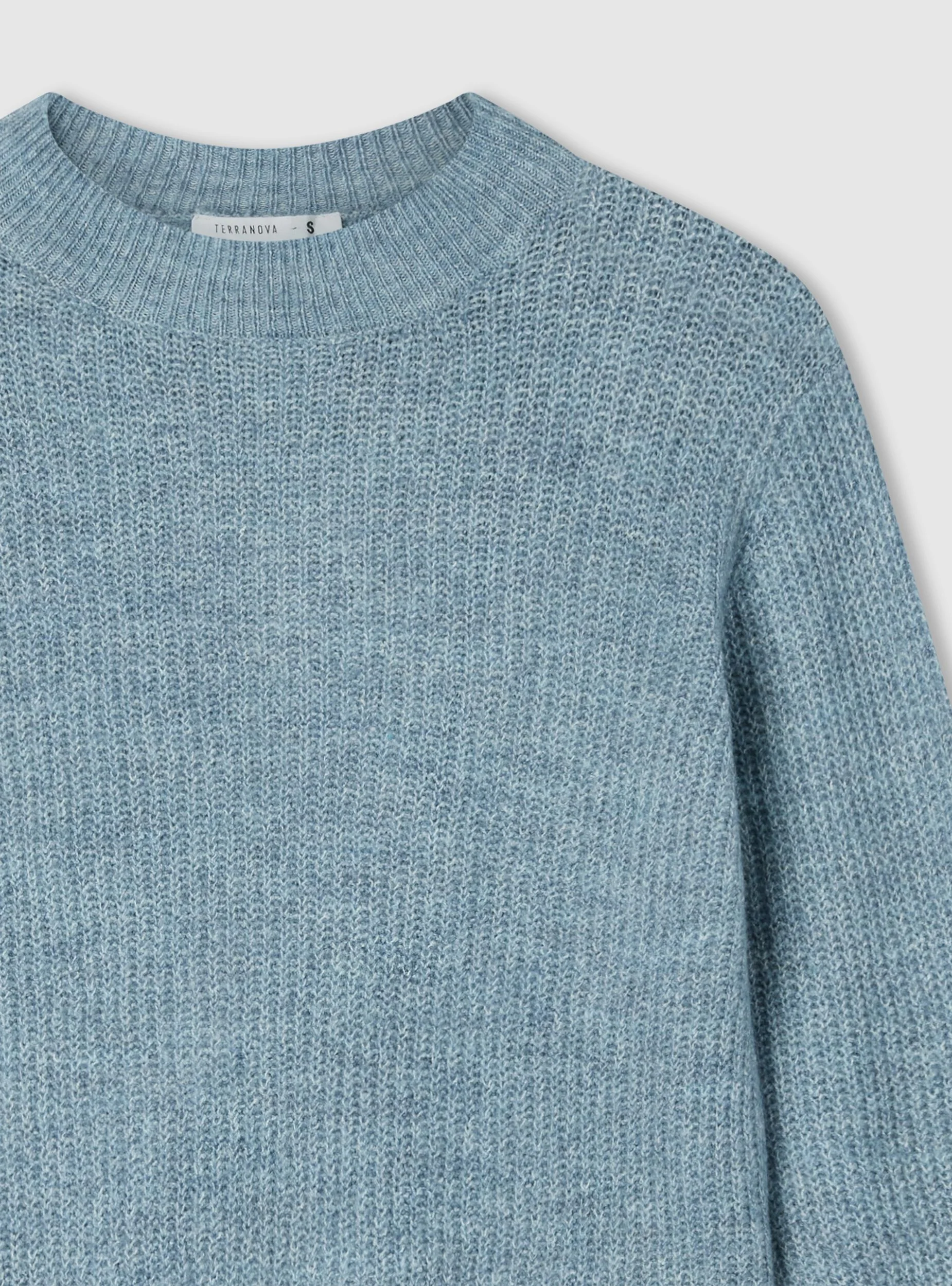 Maglia lupetto crop a coste - Image 5