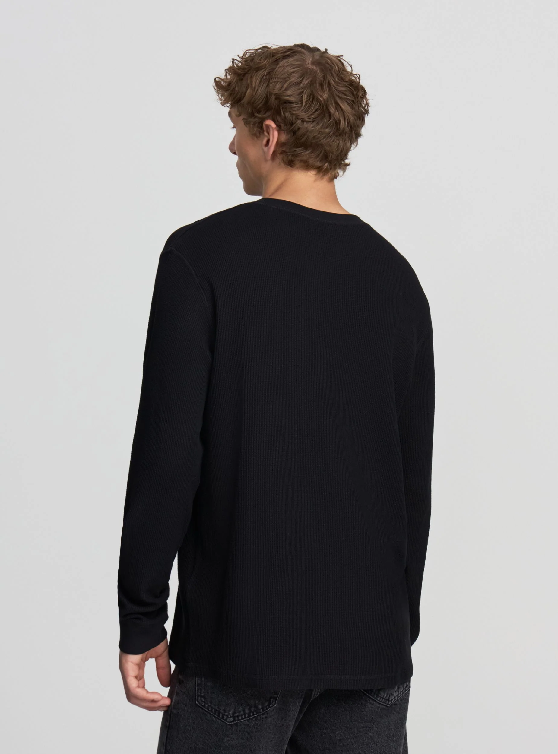 Maglia manica lunga tinta unita - Image 2