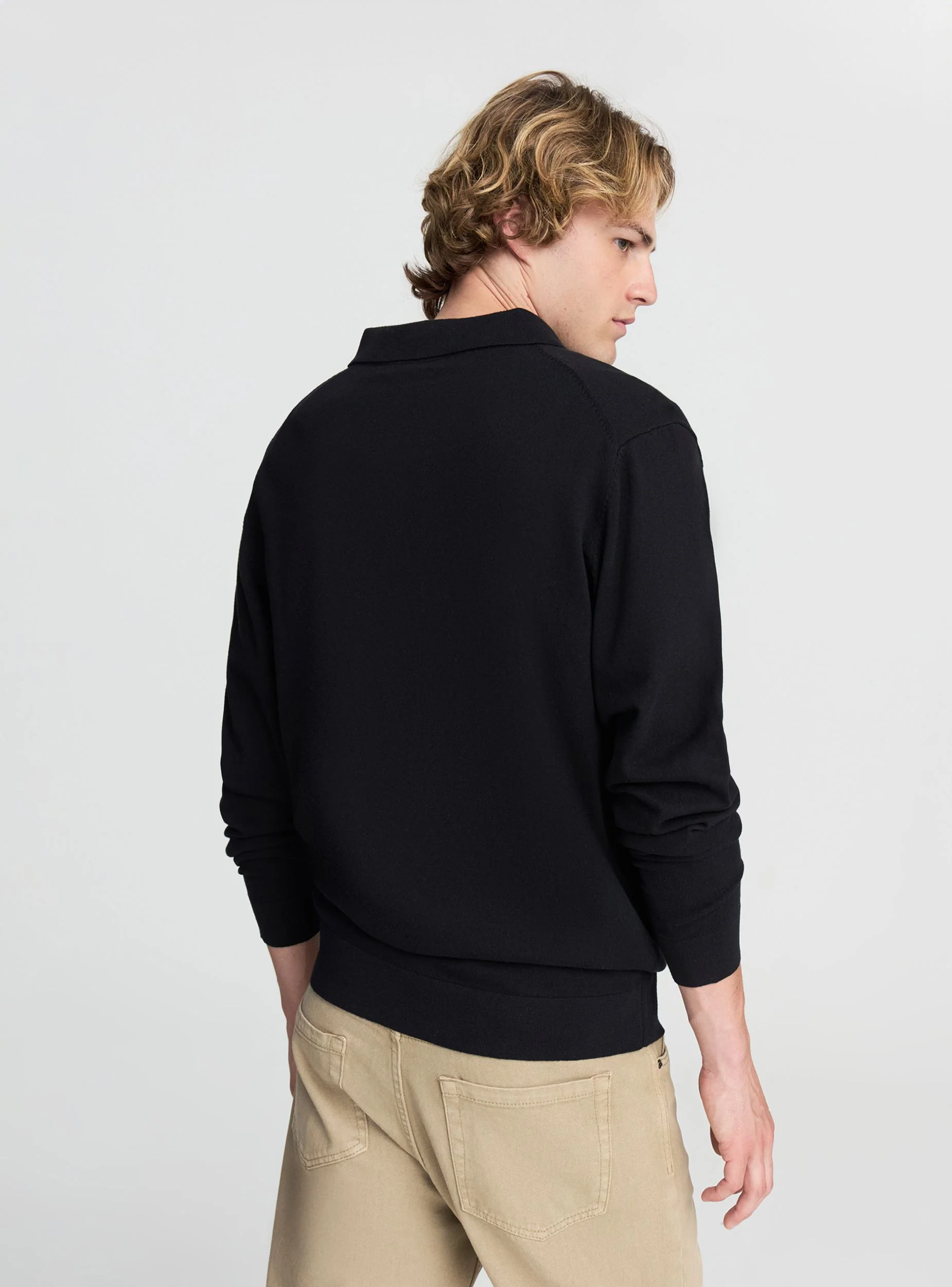 Maglia polo con bottoni
