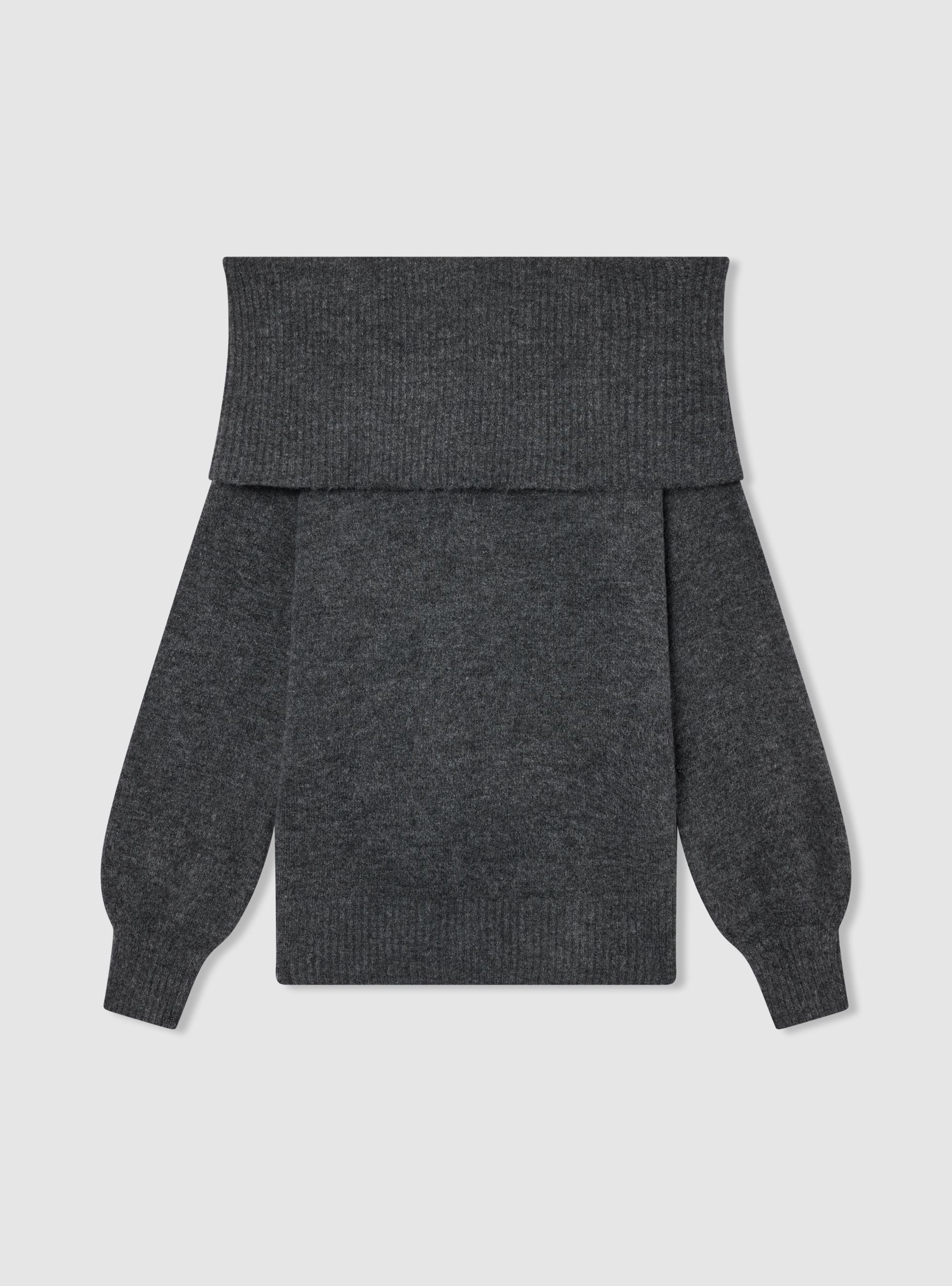 Maglia spalle scoperte tinta unita - Image 6
