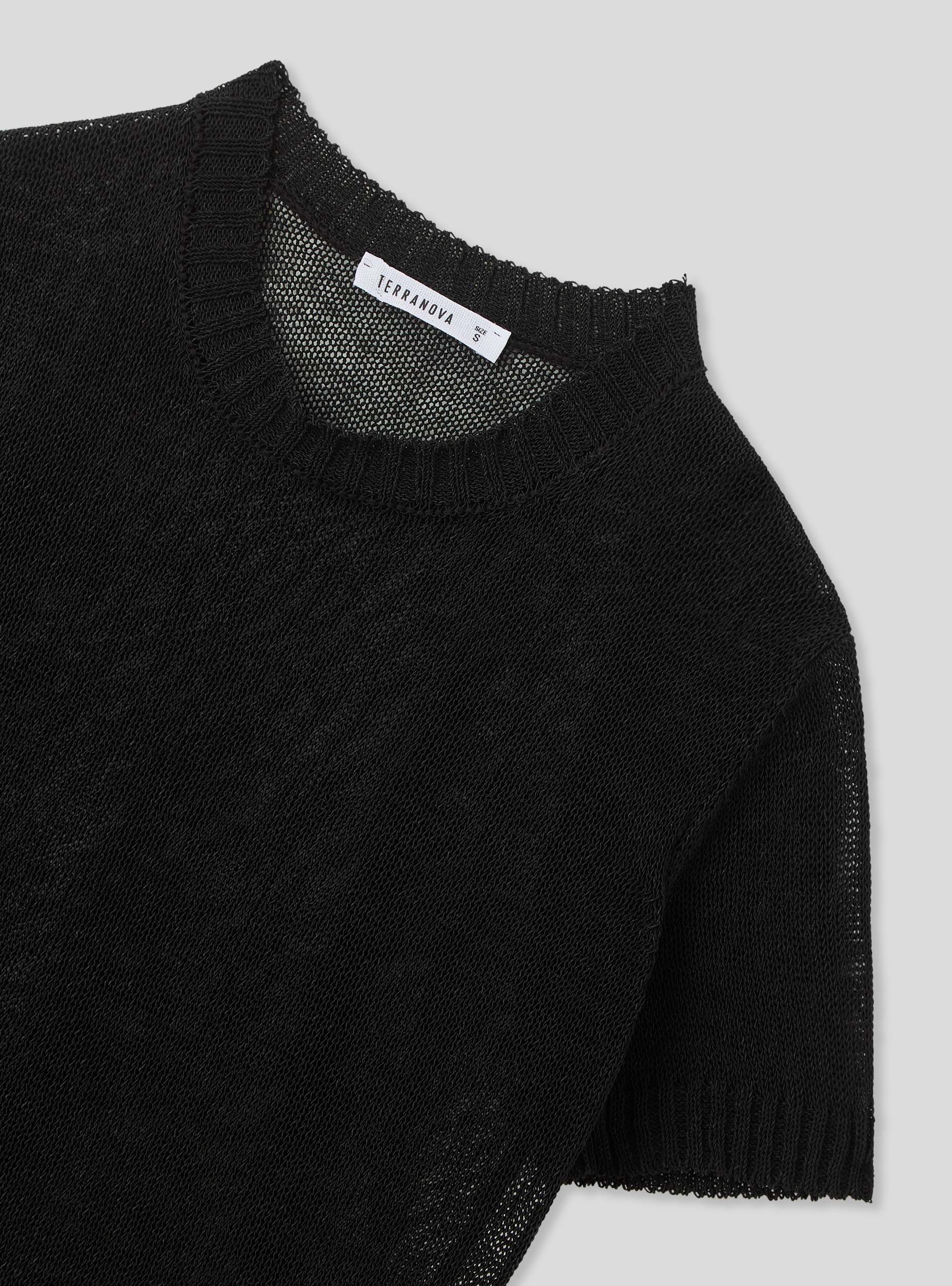 Maglia tinta unita a maniche corte - Image 7