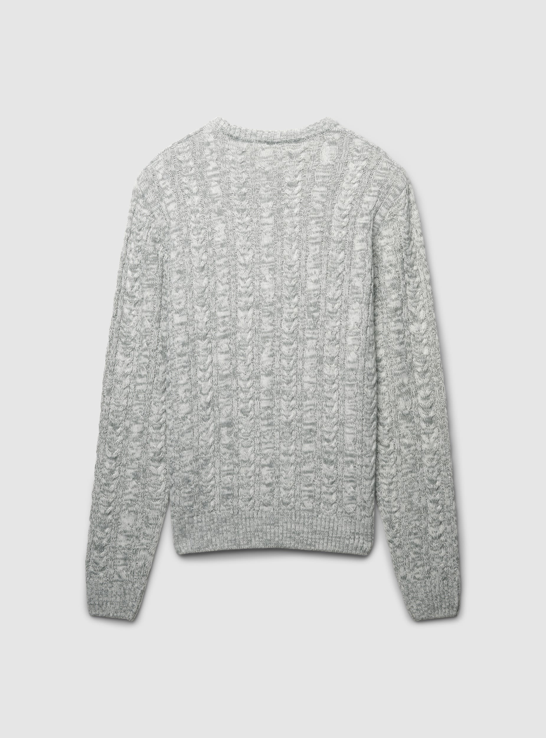 Maglia trecce a girocollo - Image 5