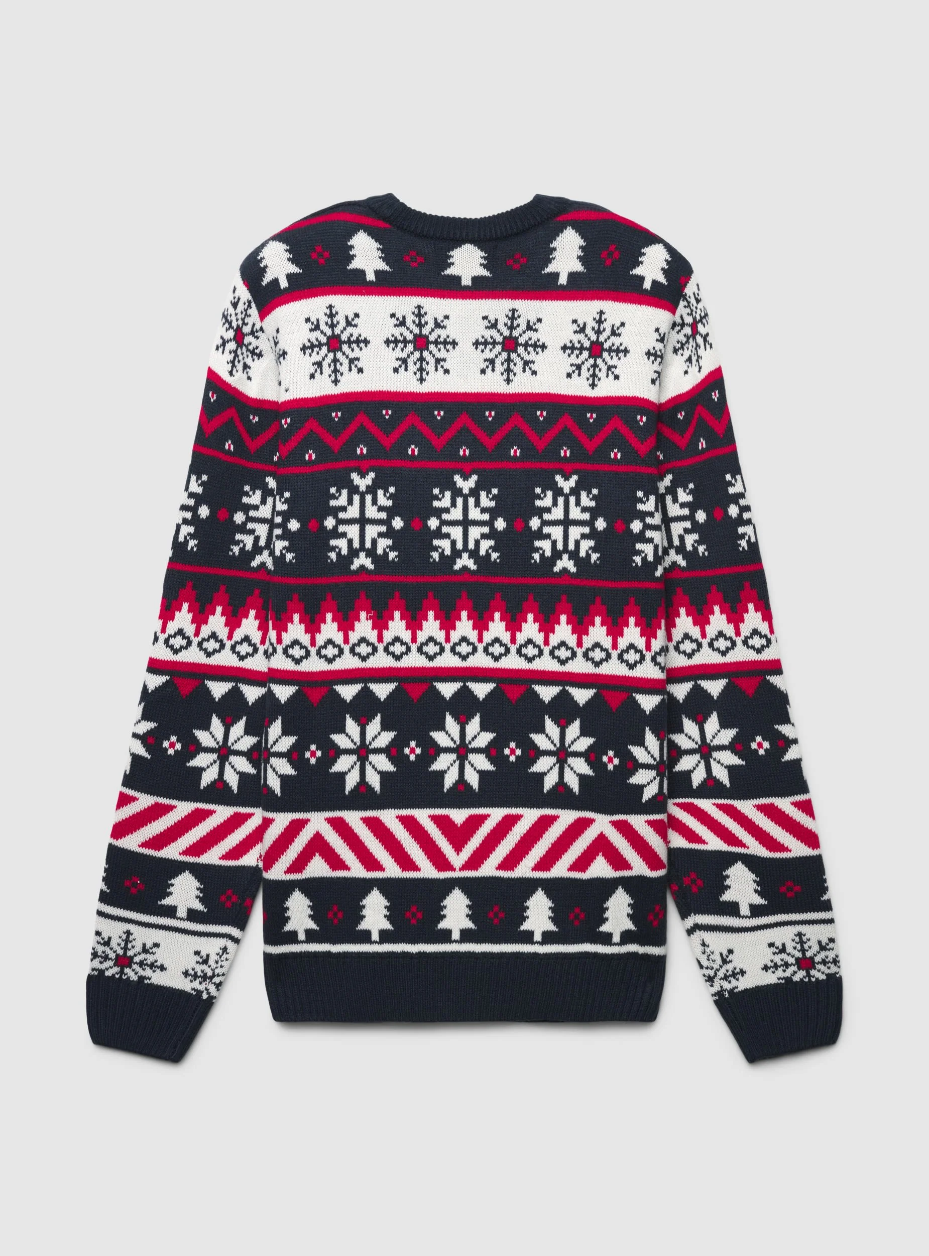 Maglione con renna e motivo natalizio - Image 6