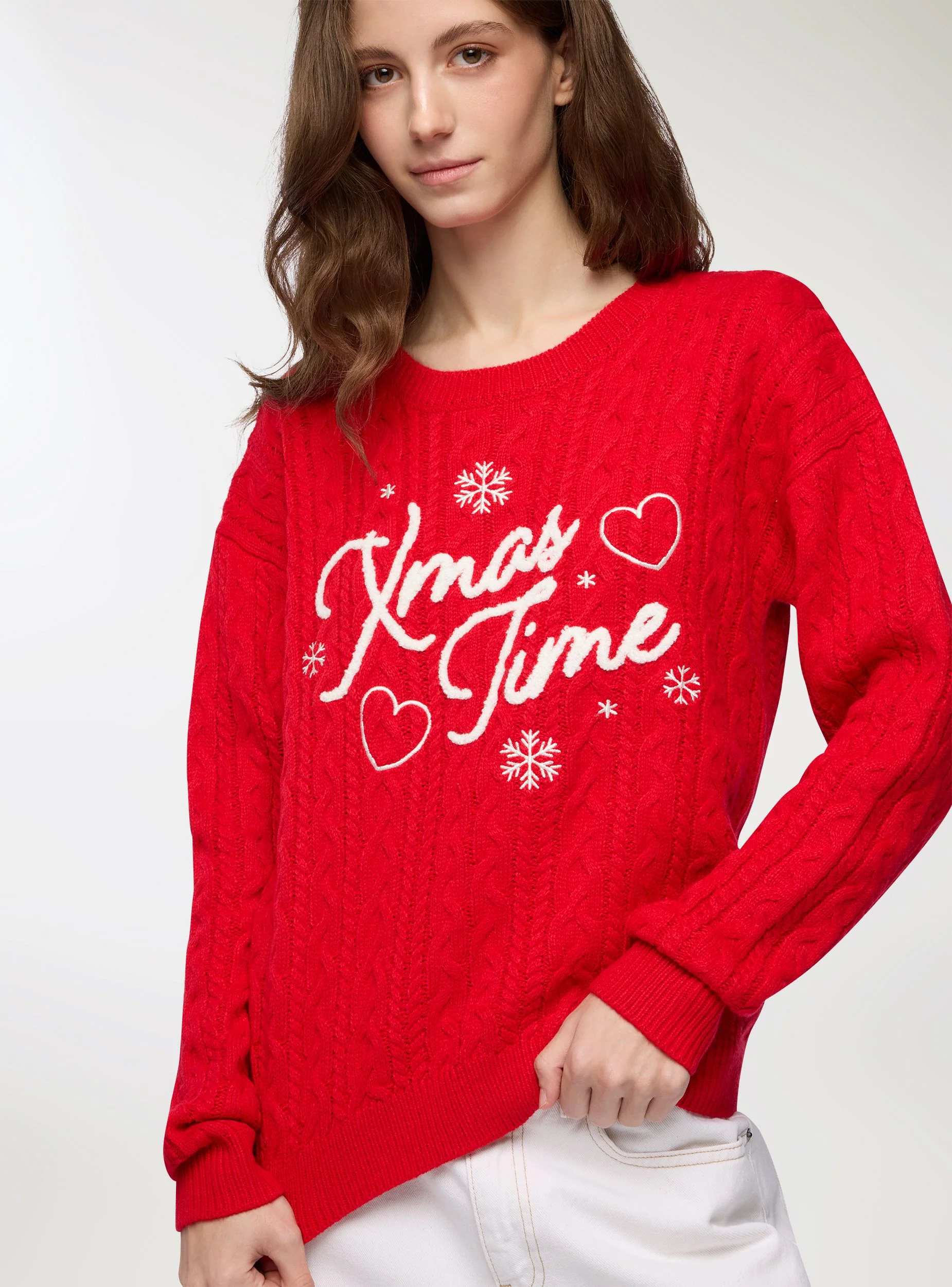 Maglione con scritta Xmas Time