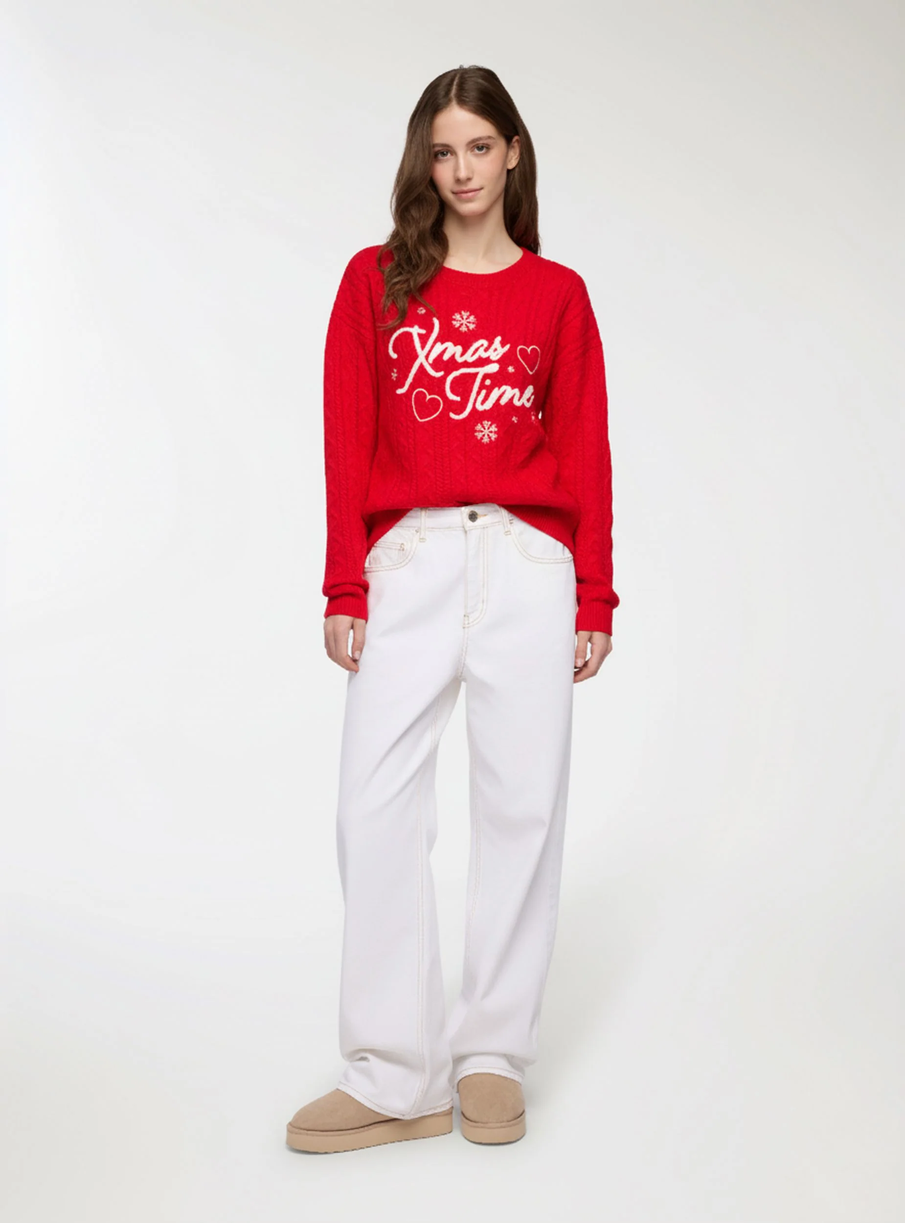 Maglione con scritta Xmas Time - Image 4