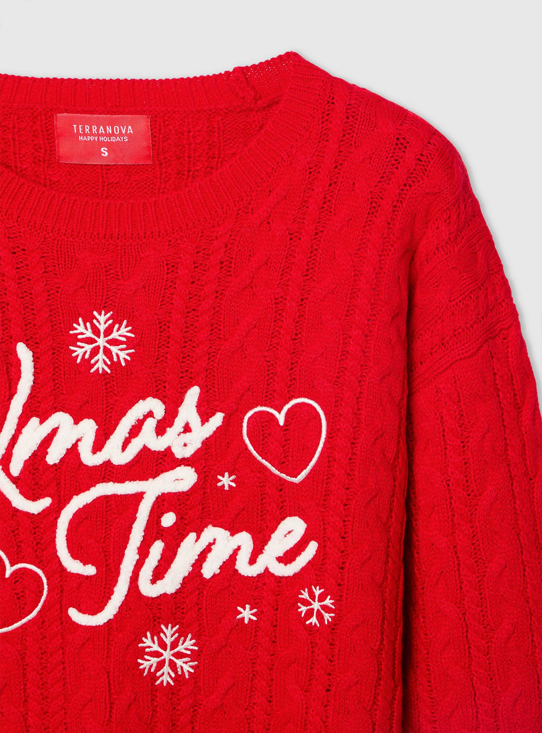 Maglione con scritta Xmas Time - Image 7
