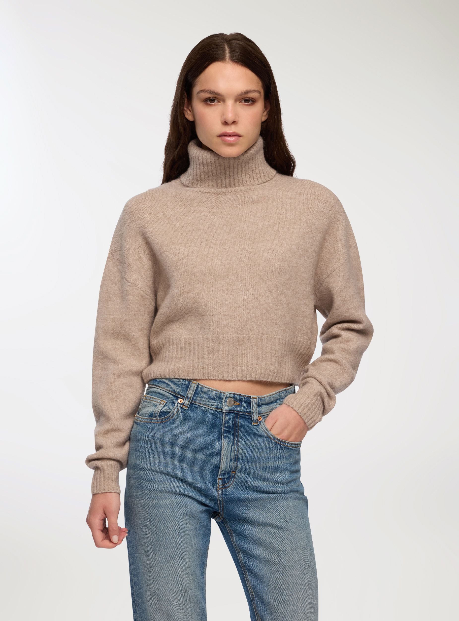 Maglione dolcevita crop - Image 2