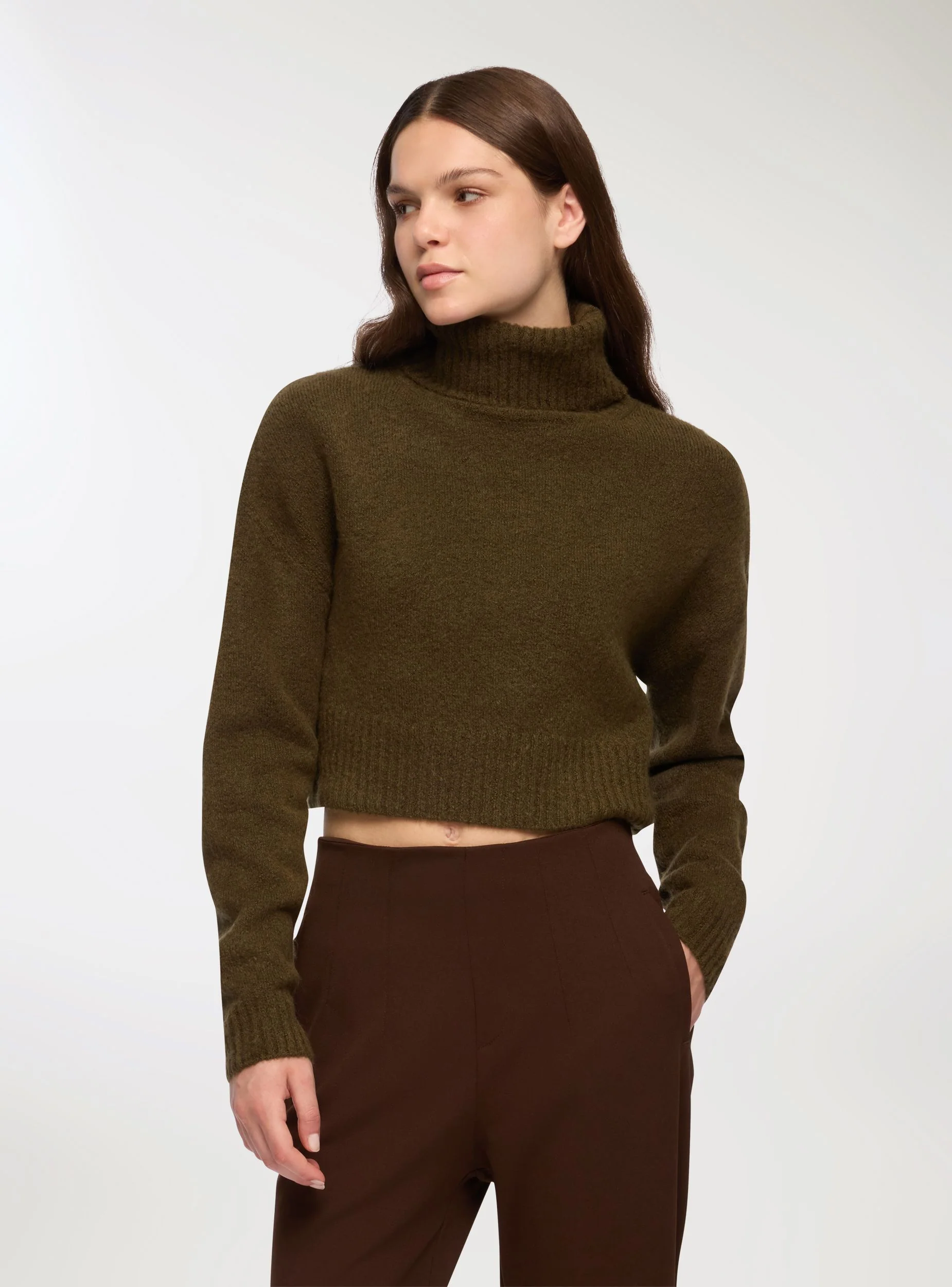 Maglione dolcevita crop - Image 2