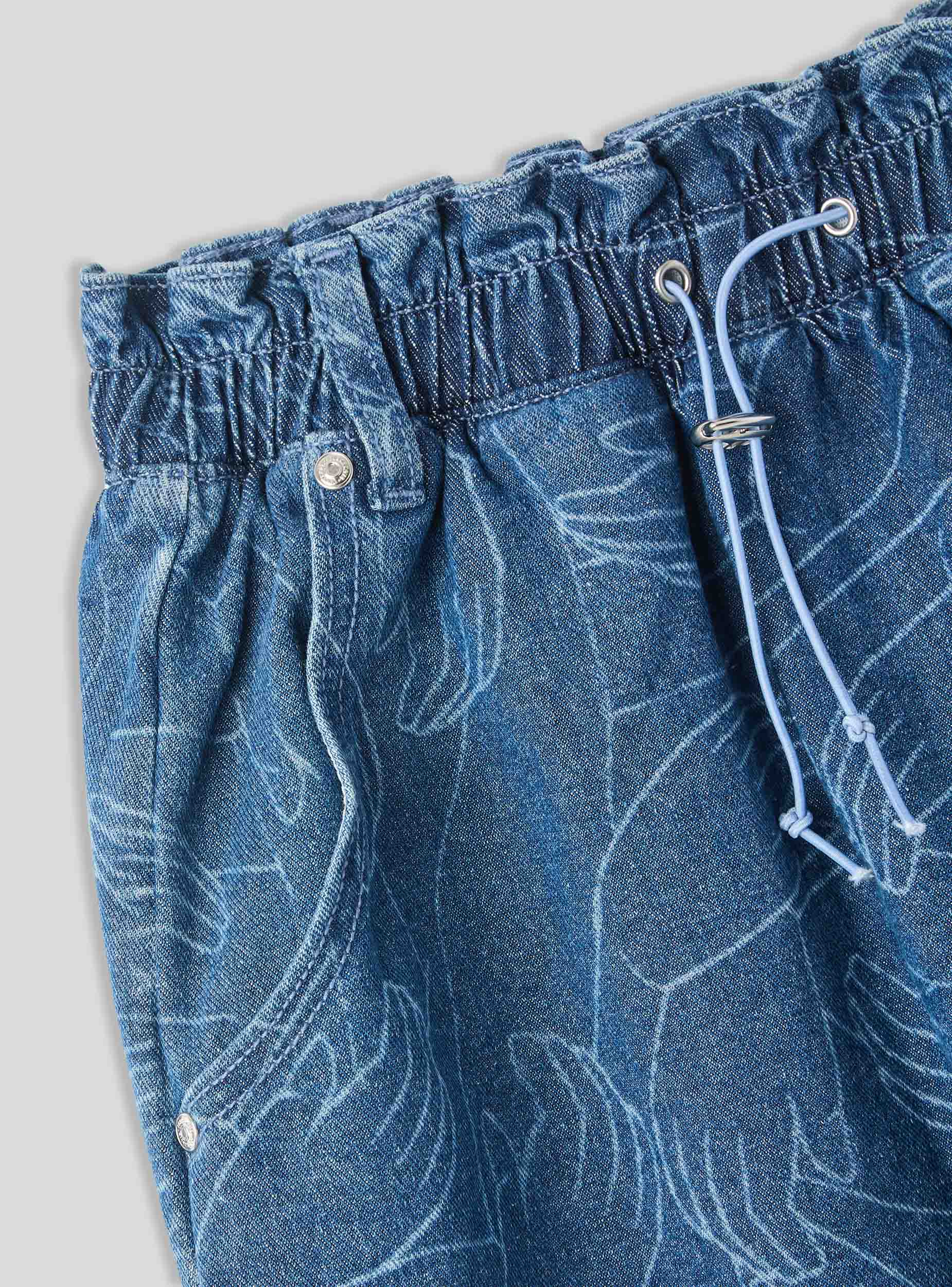 Minigonna in denim a fantasia TRNPOPLAB - Image 6