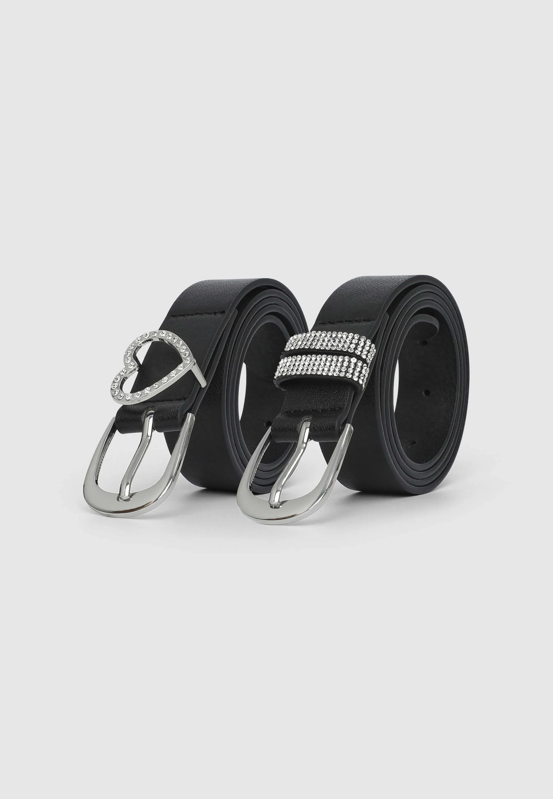Pack 2 cinture con dettaglio distintivo