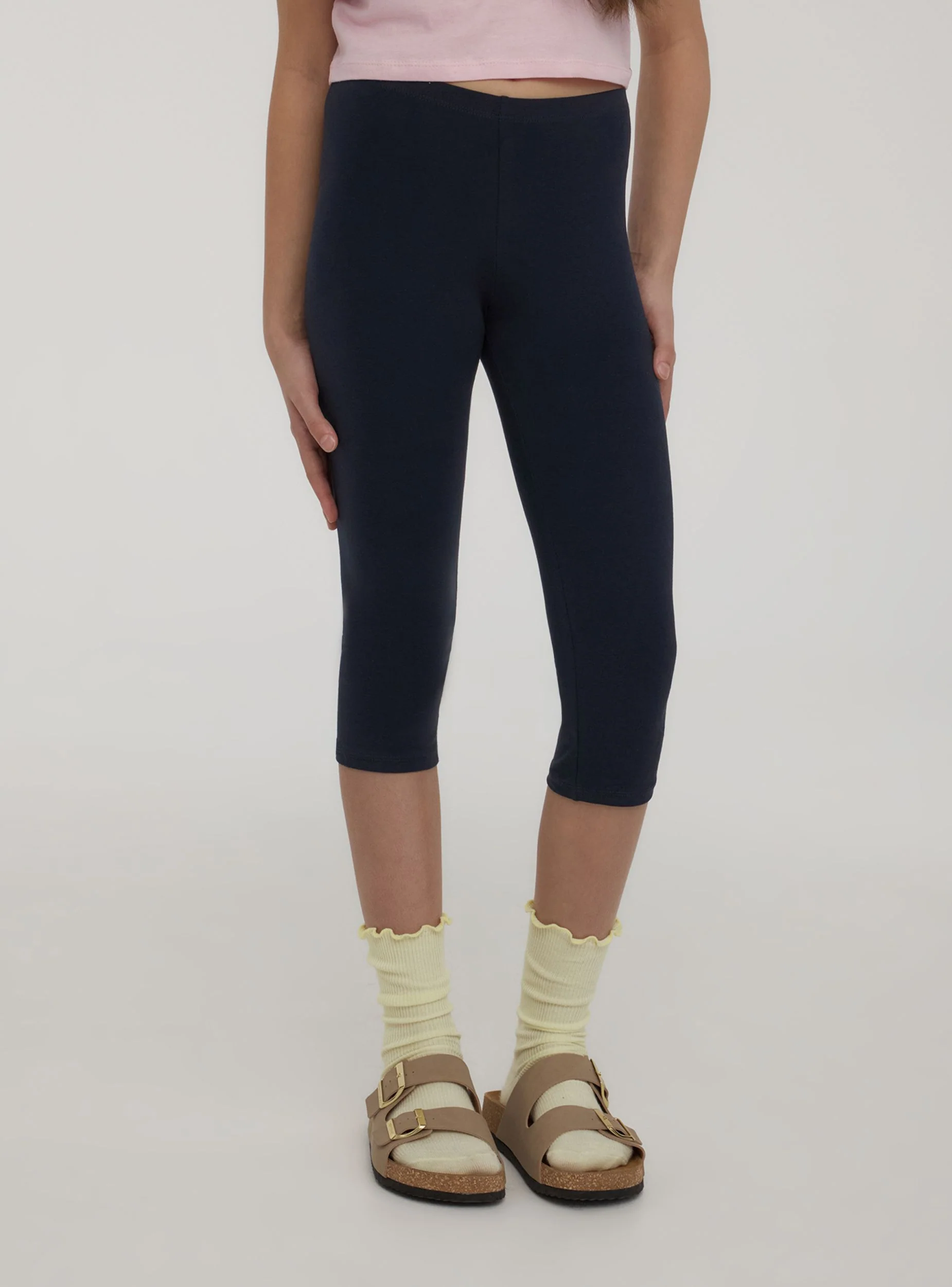 Pack 2 leggings 3/4 tinta unita - Image 4