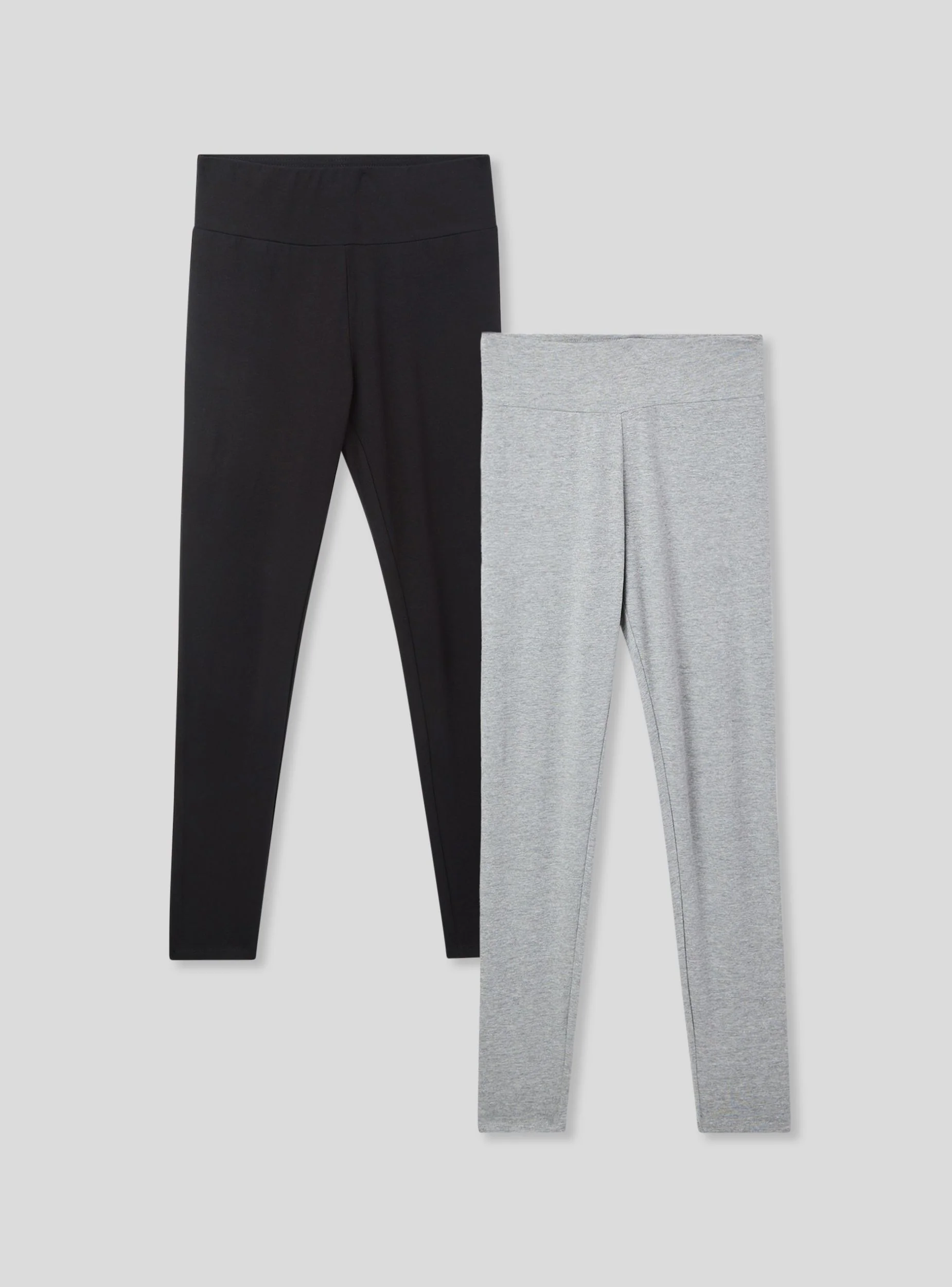Pack 2 leggings lunghi a vita alta tinta unita - Image 6