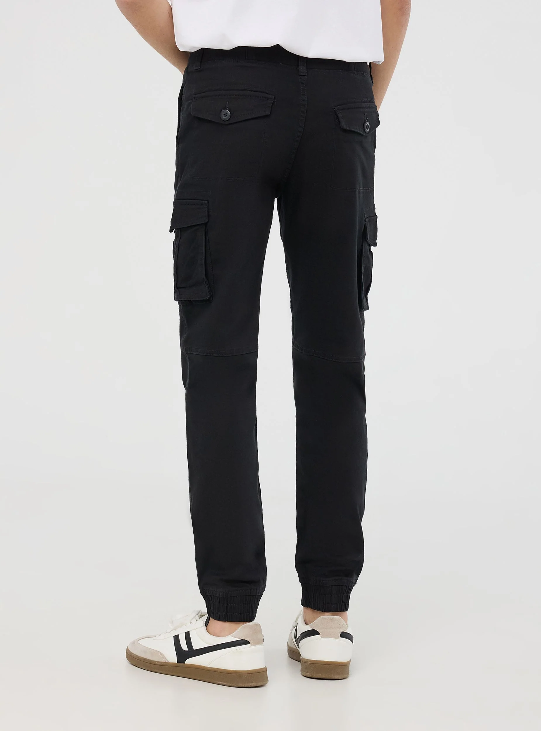 Pack 2 pantaloni cargo con polsini