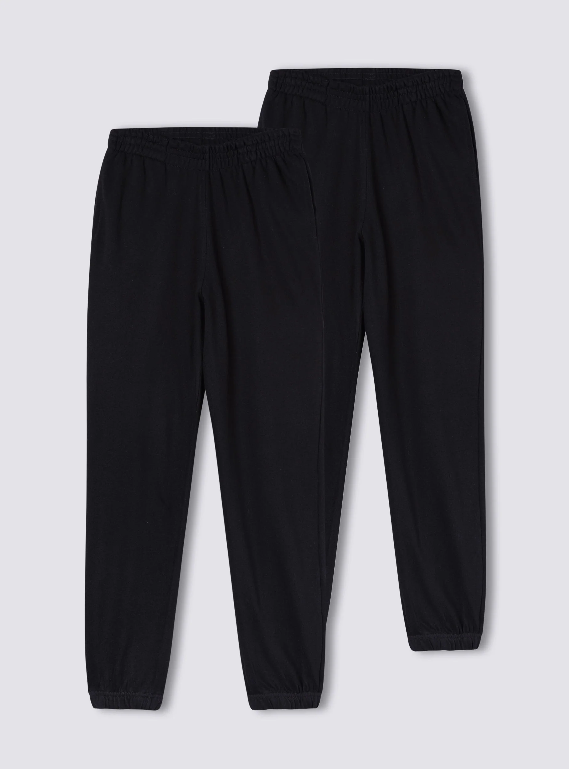 Pack 2 pantaloni tuta a vita alta con polsini - Image 5