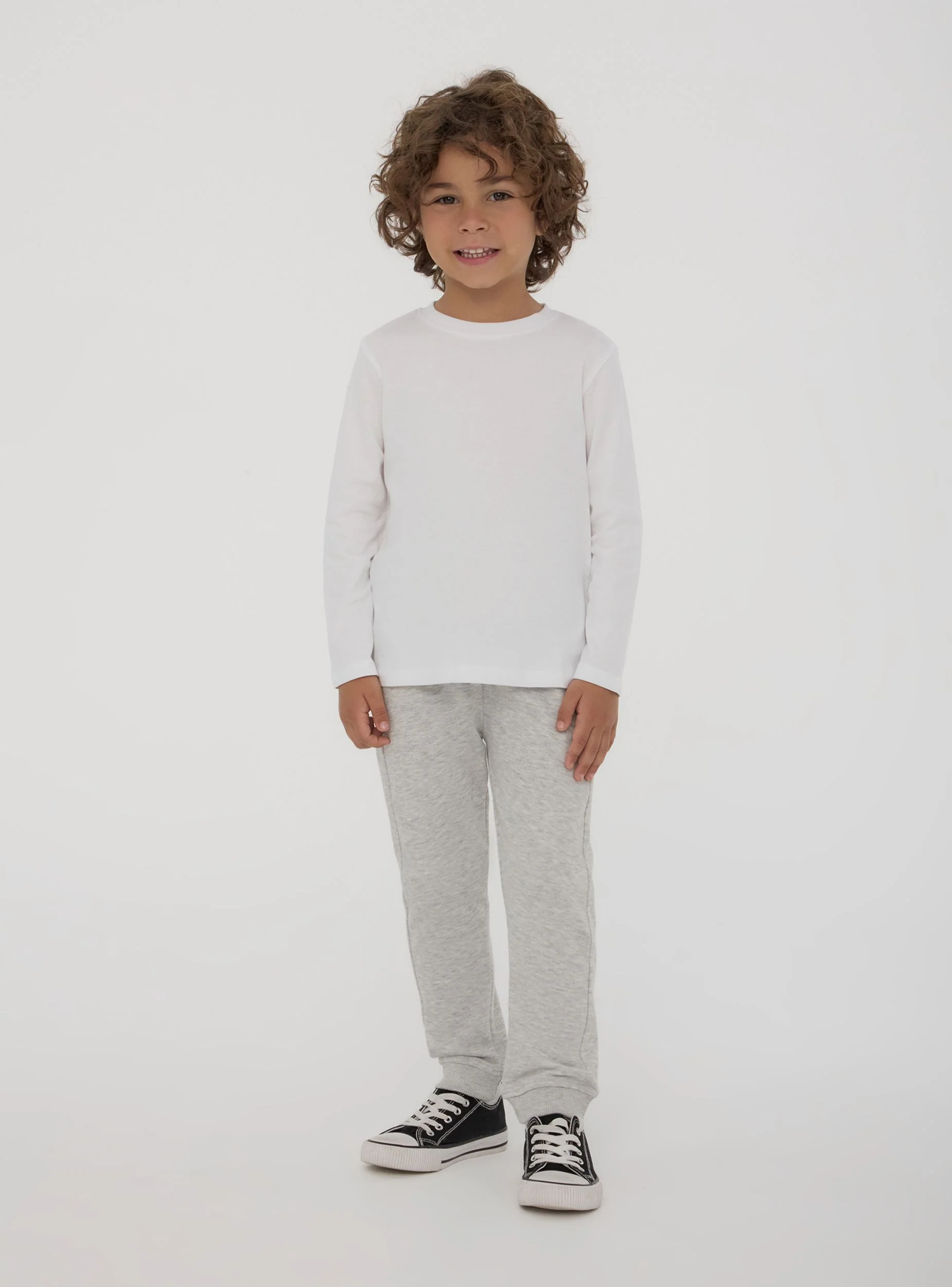 Pack 2 pantaloni tuta tinta unita con coulisse - Image 2