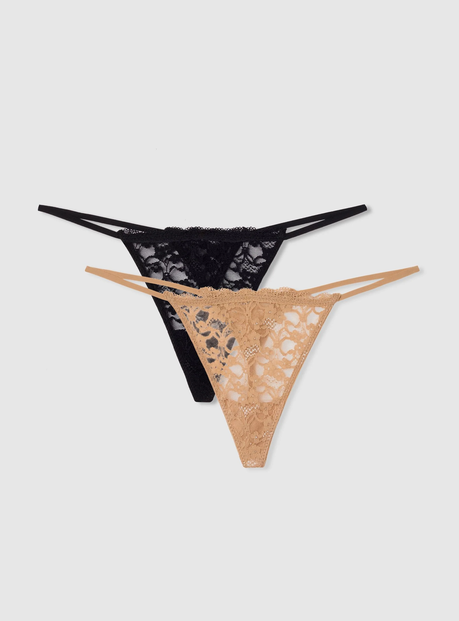 Pack 2 perizomi t-tong in pizzo - Image 7