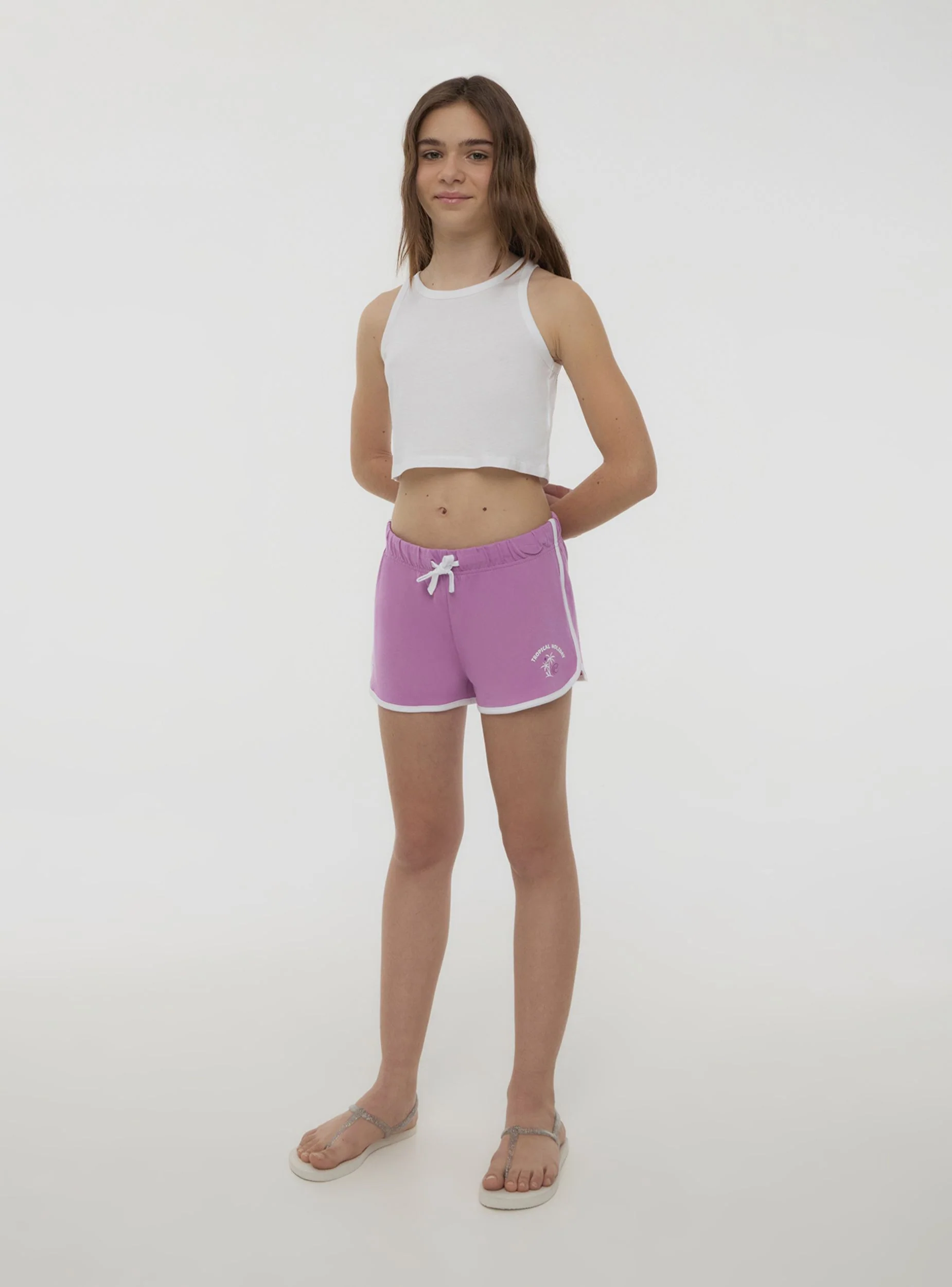 Pack 2 shorts con coulisse e stampa
