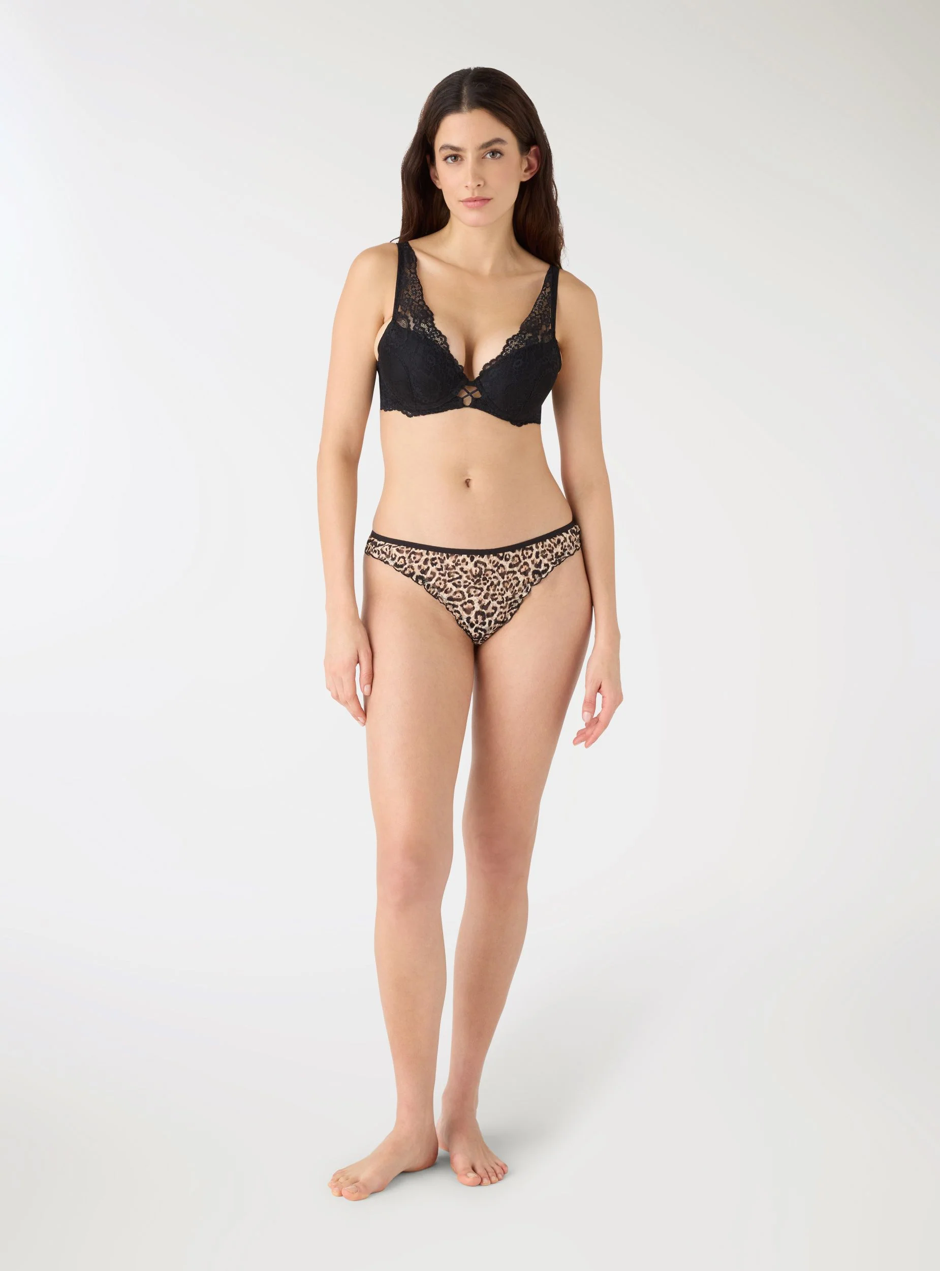 Pack 2 slip brasiliana con pizzo e fiocco - Image 2