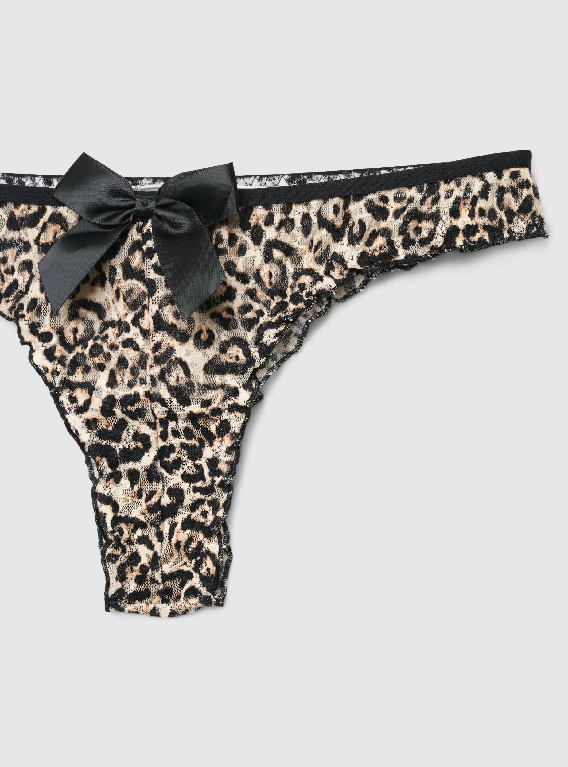 Pack 2 slip brasiliana con pizzo e fiocco - Image 4