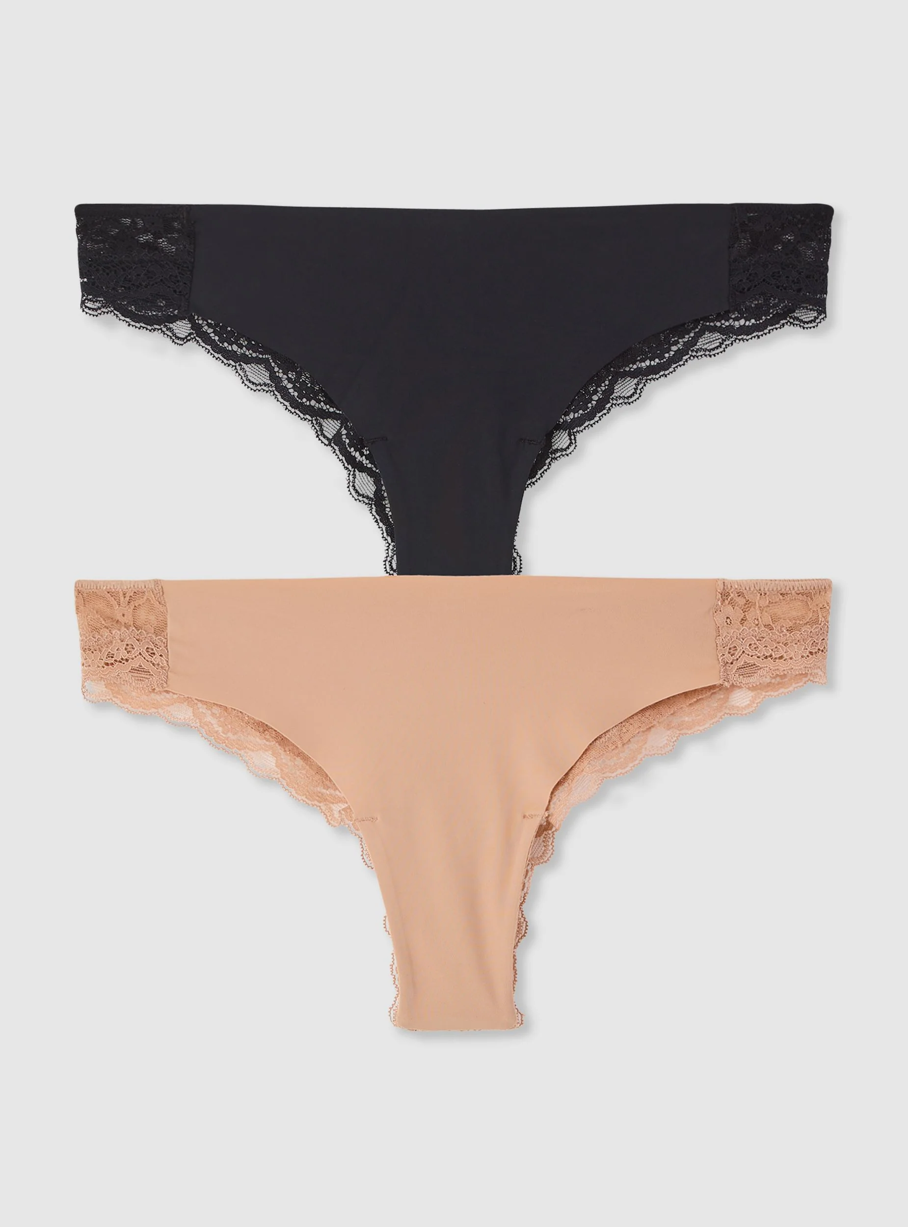 Pack 2 slip brasiliana con pizzo retro - Image 4