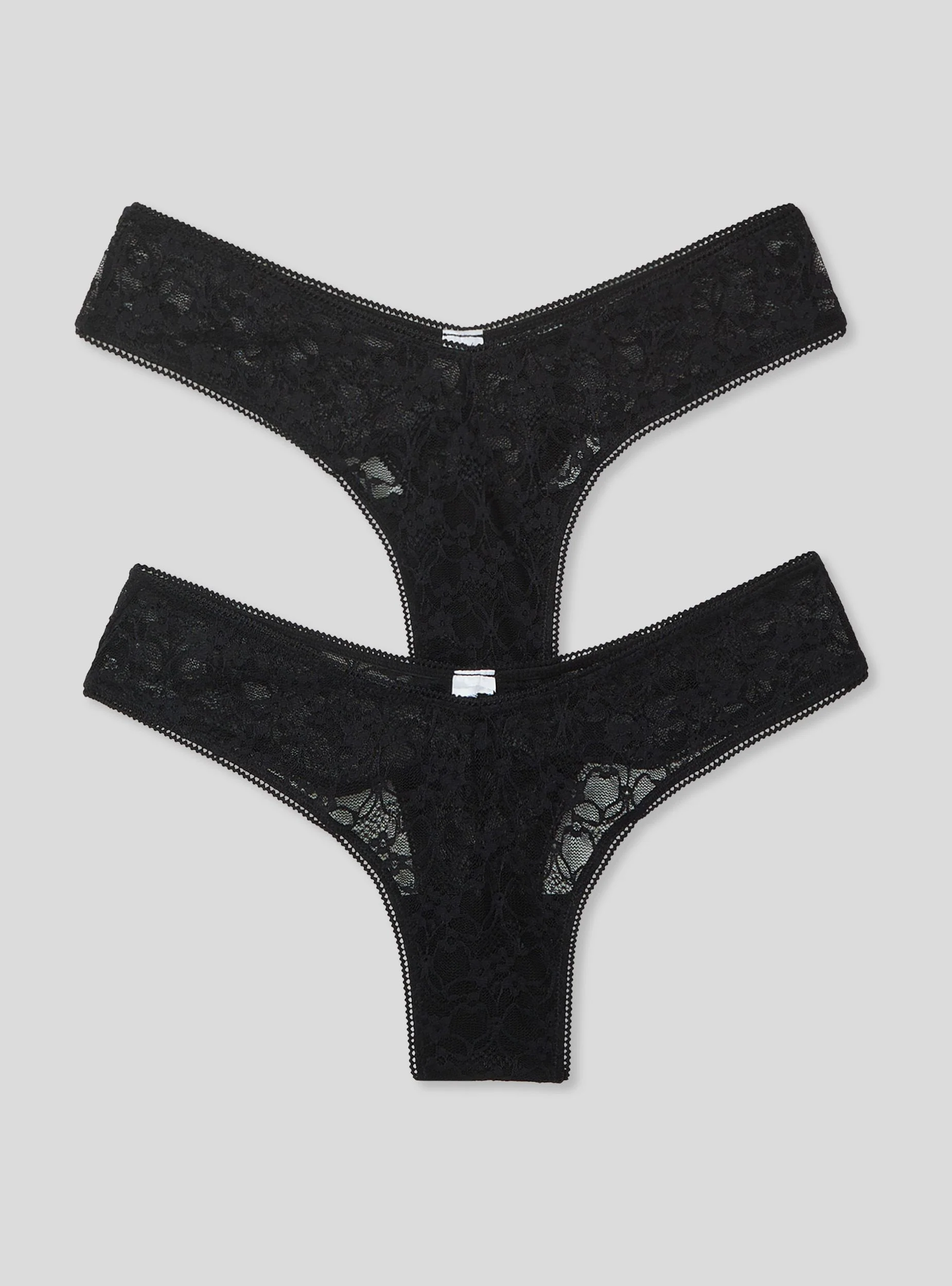 Pack 2 slip brasiliana v-shape in pizzo - Image 4