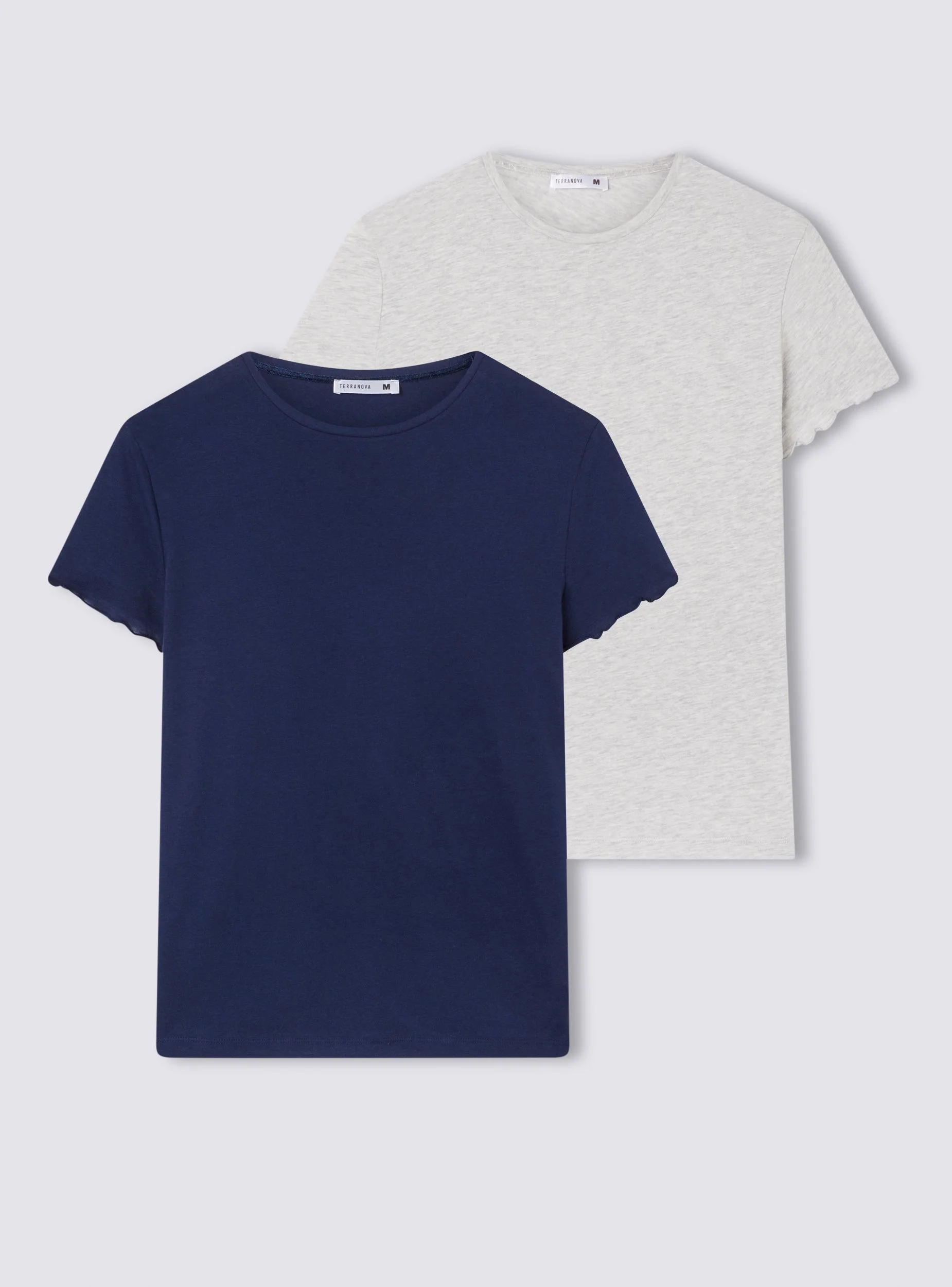 Pack 2 t-shirt a tinta unita pigiama - Image 5