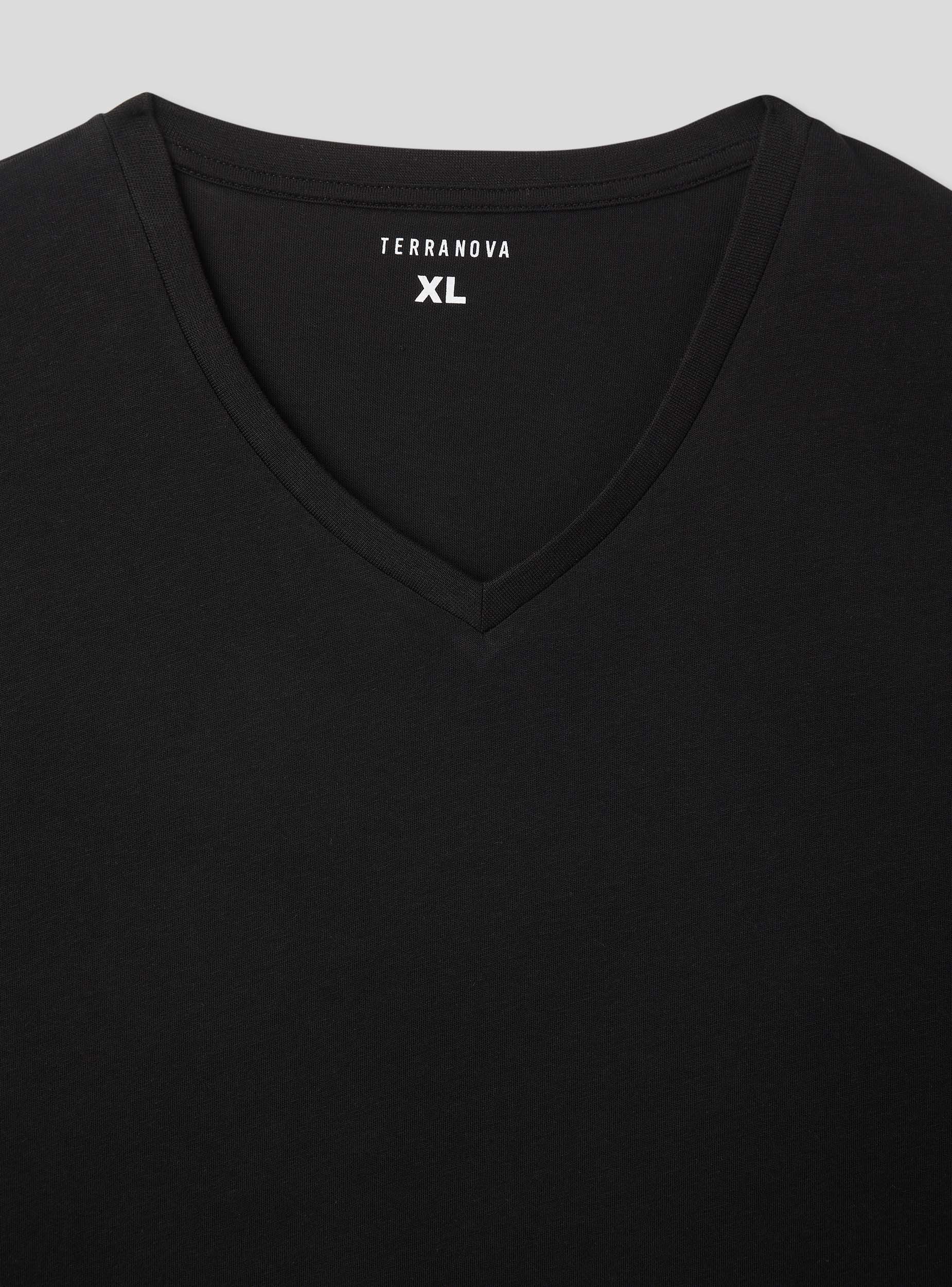 Pack 2 t-shirt basic con scollo a v - Image 6