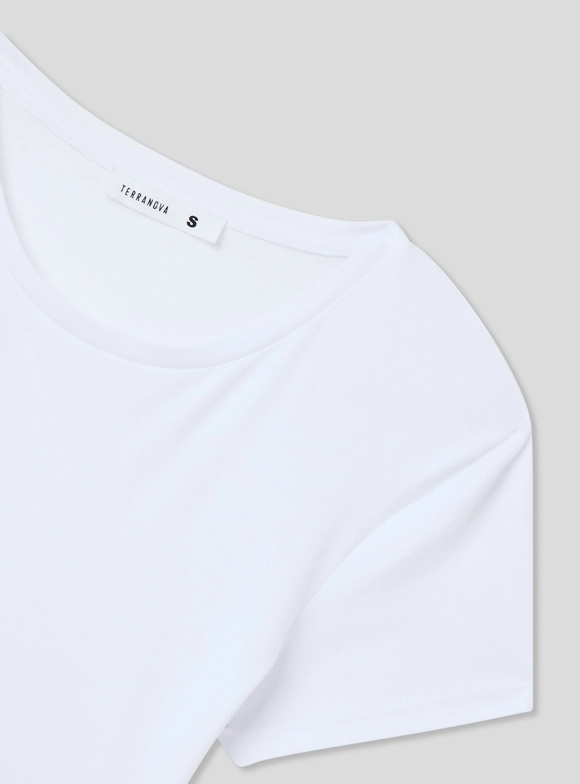 Pack 2 t-shirt crop aderenti a tinta unita - Image 7