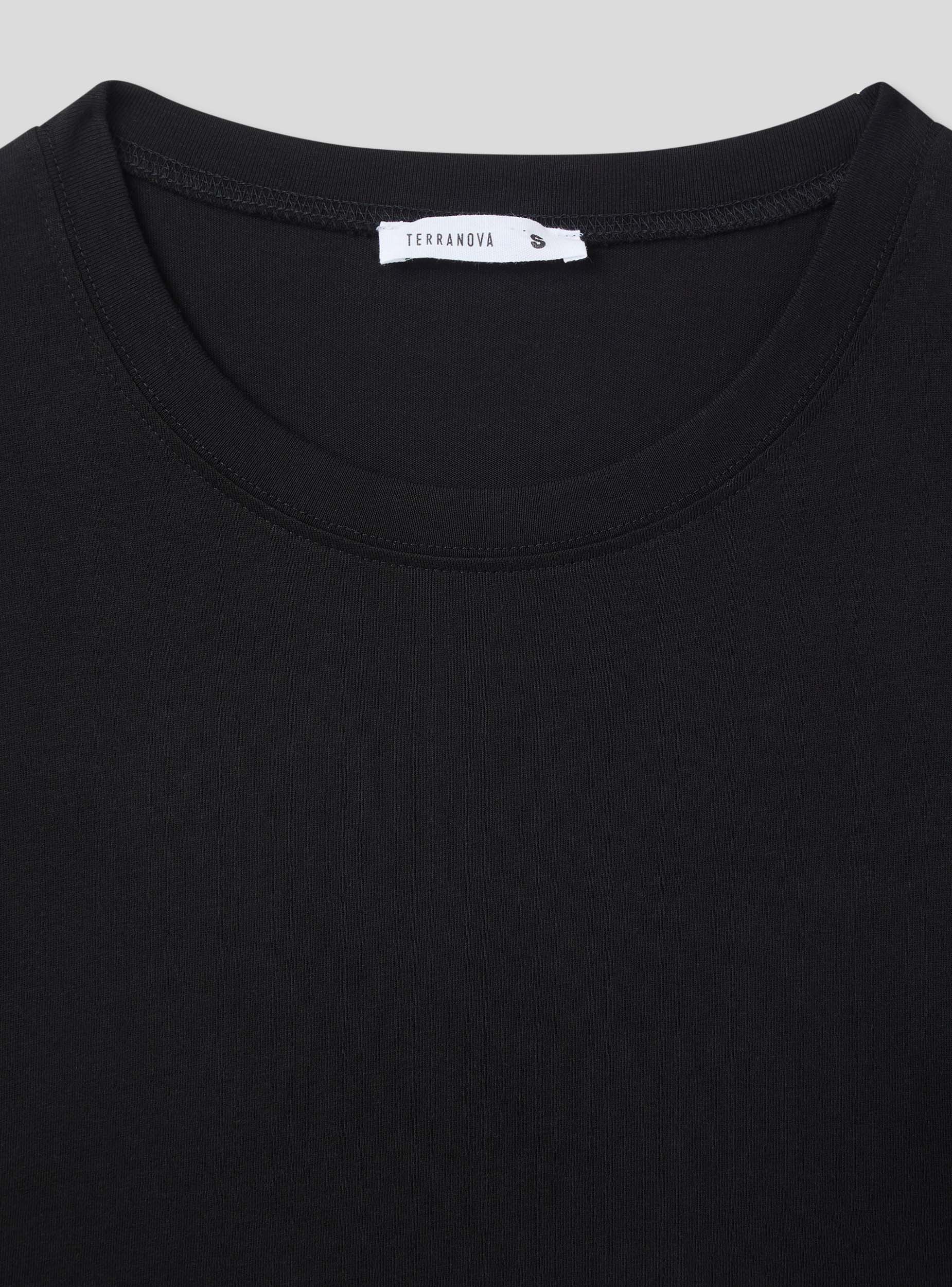 Pack 2 t-shirt crop ampie a tinta unita - Image 7