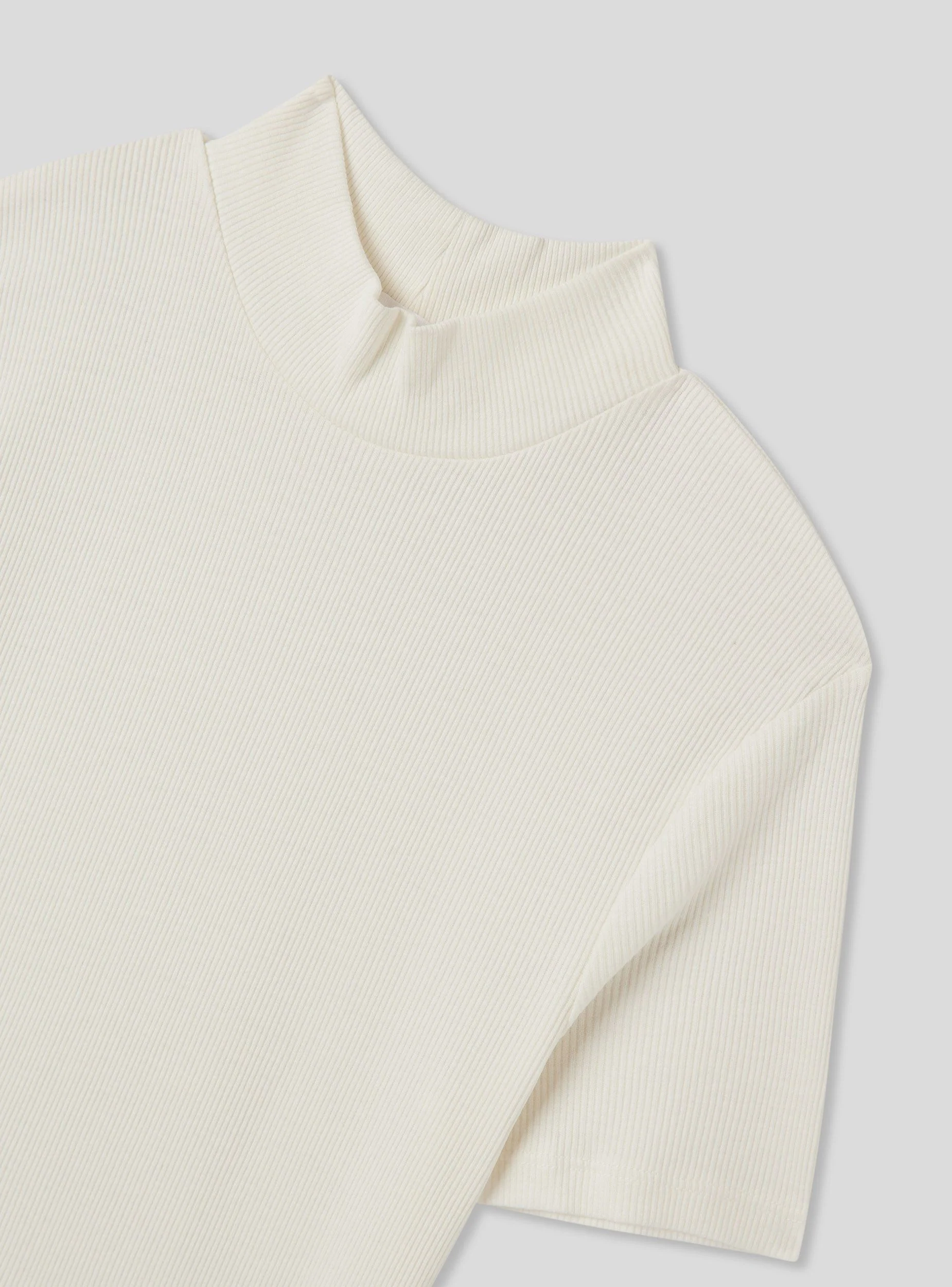 Pack 2 t-shirt lupetto a costine - Image 6