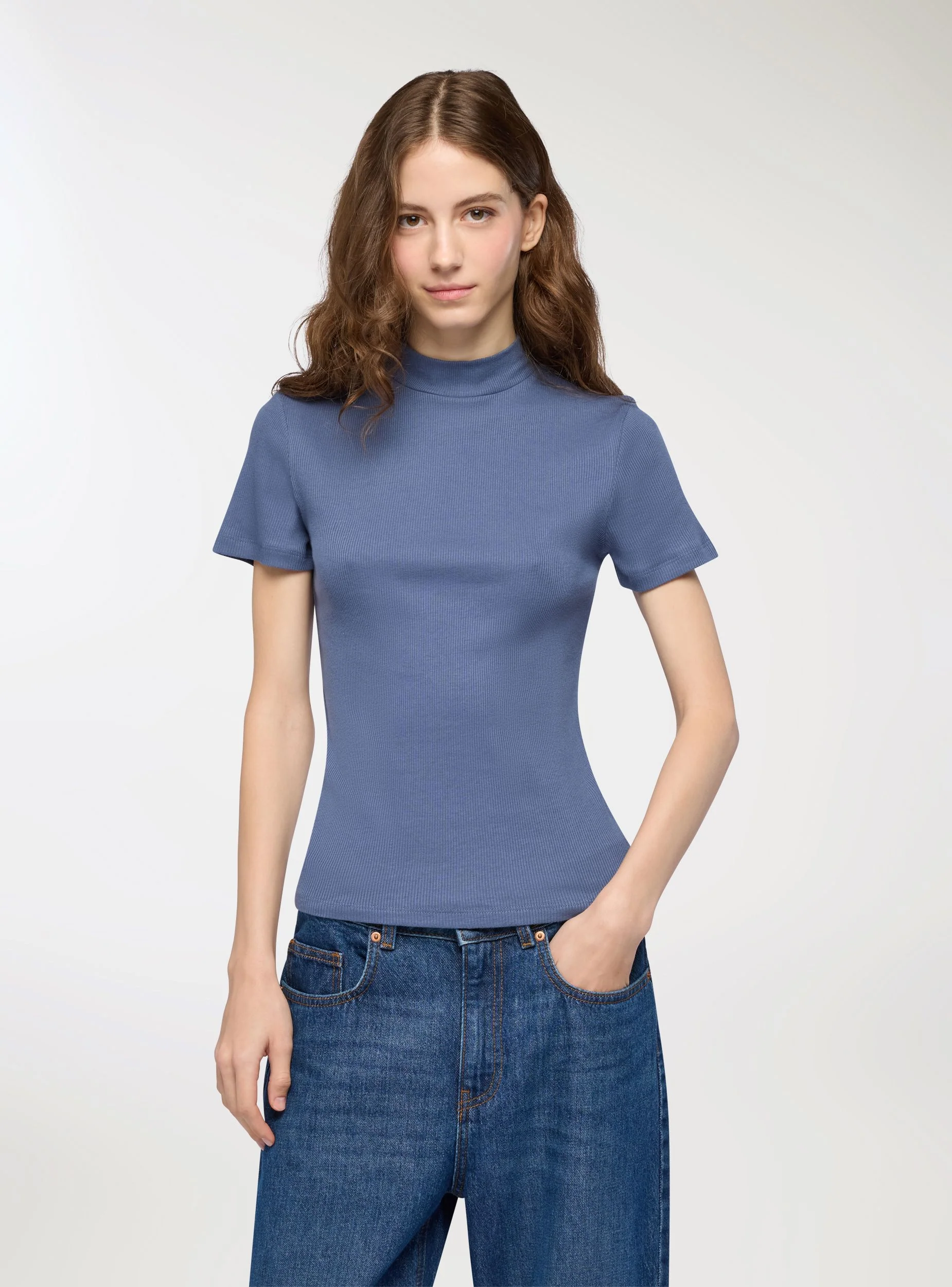 Pack 2 t-shirt lupetto a costine - Image 4