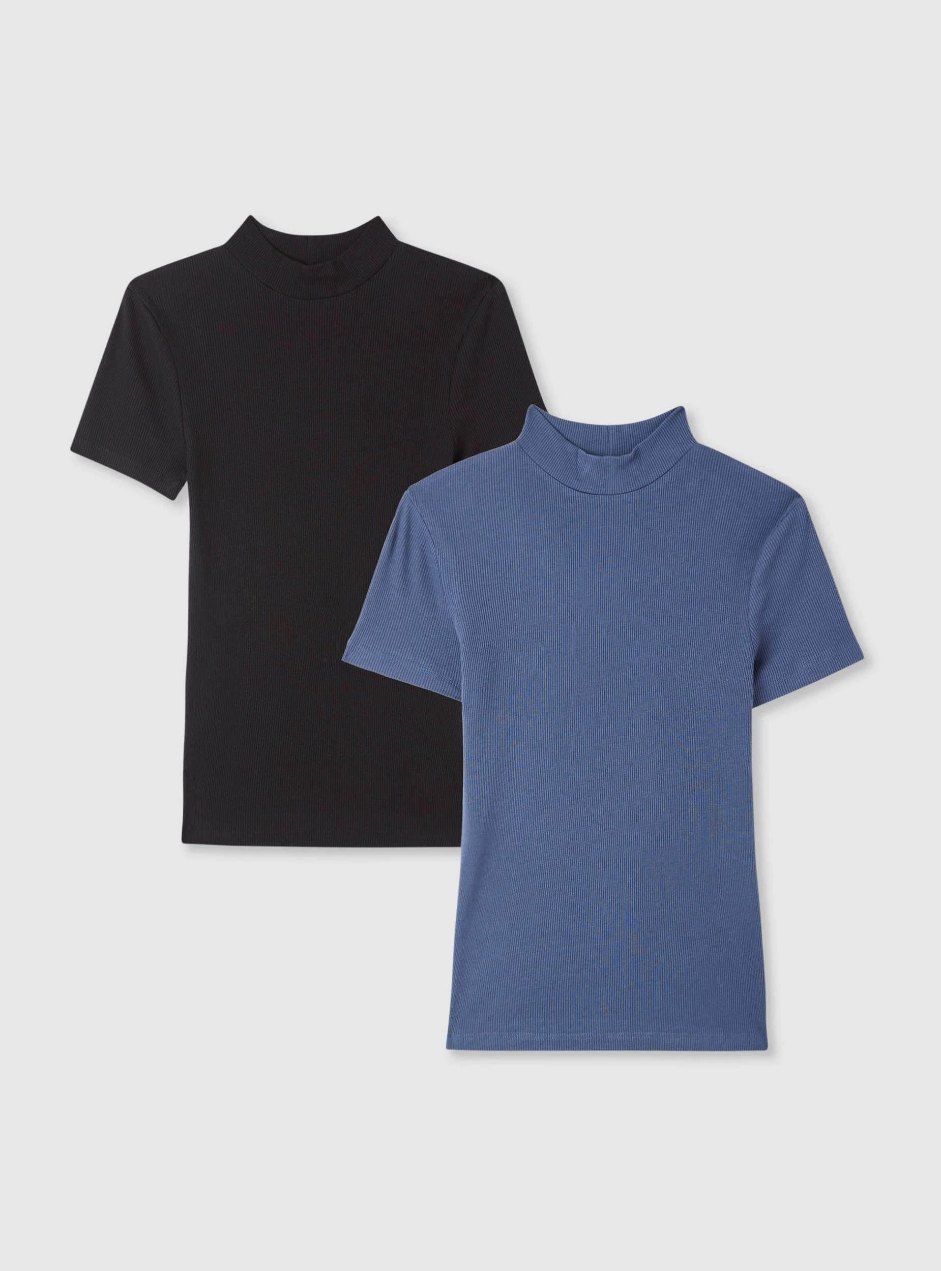 Pack 2 t-shirt lupetto a costine - Image 7
