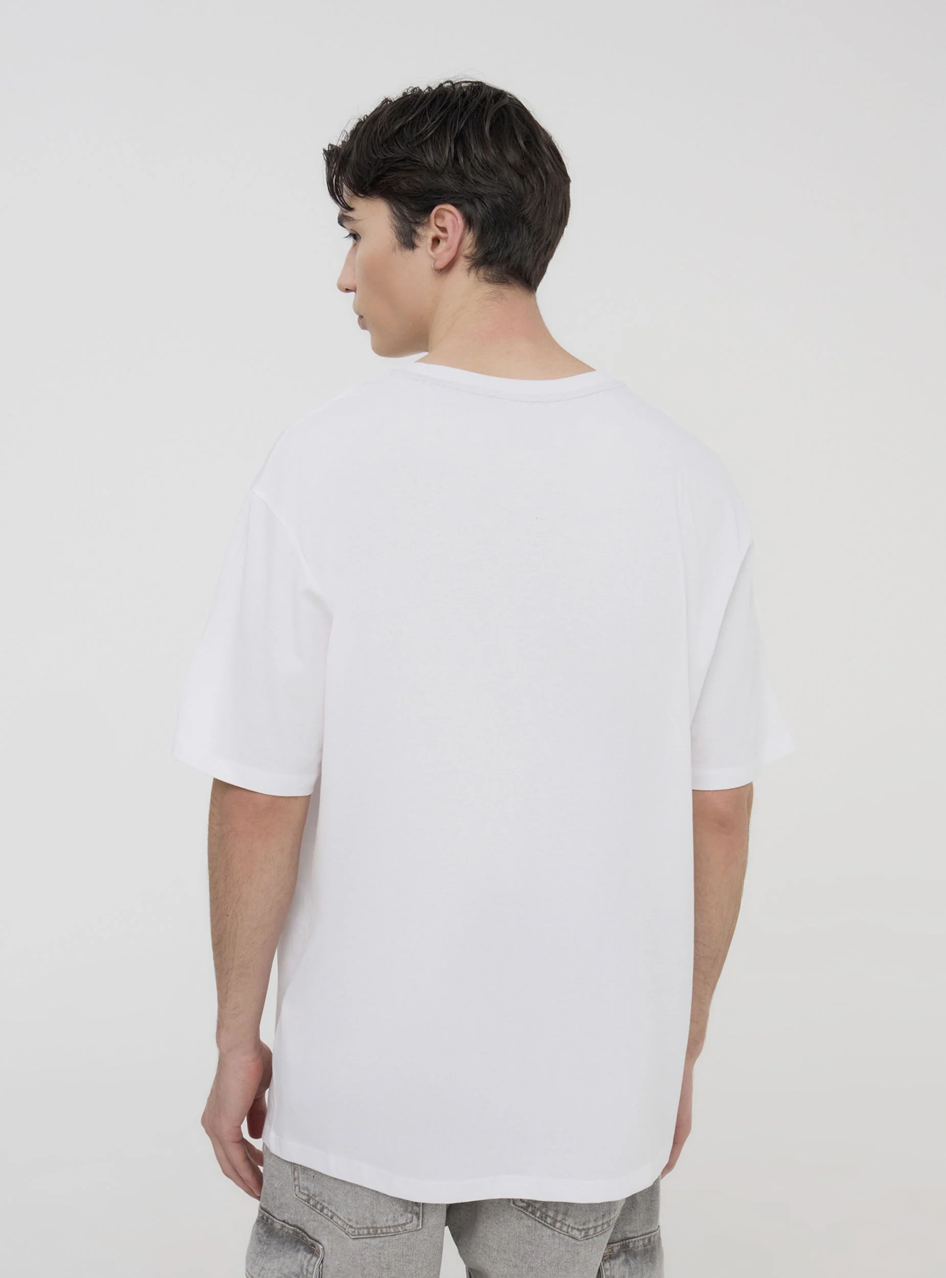 Pack 2 t-shirt oversize tinta unita - Image 4