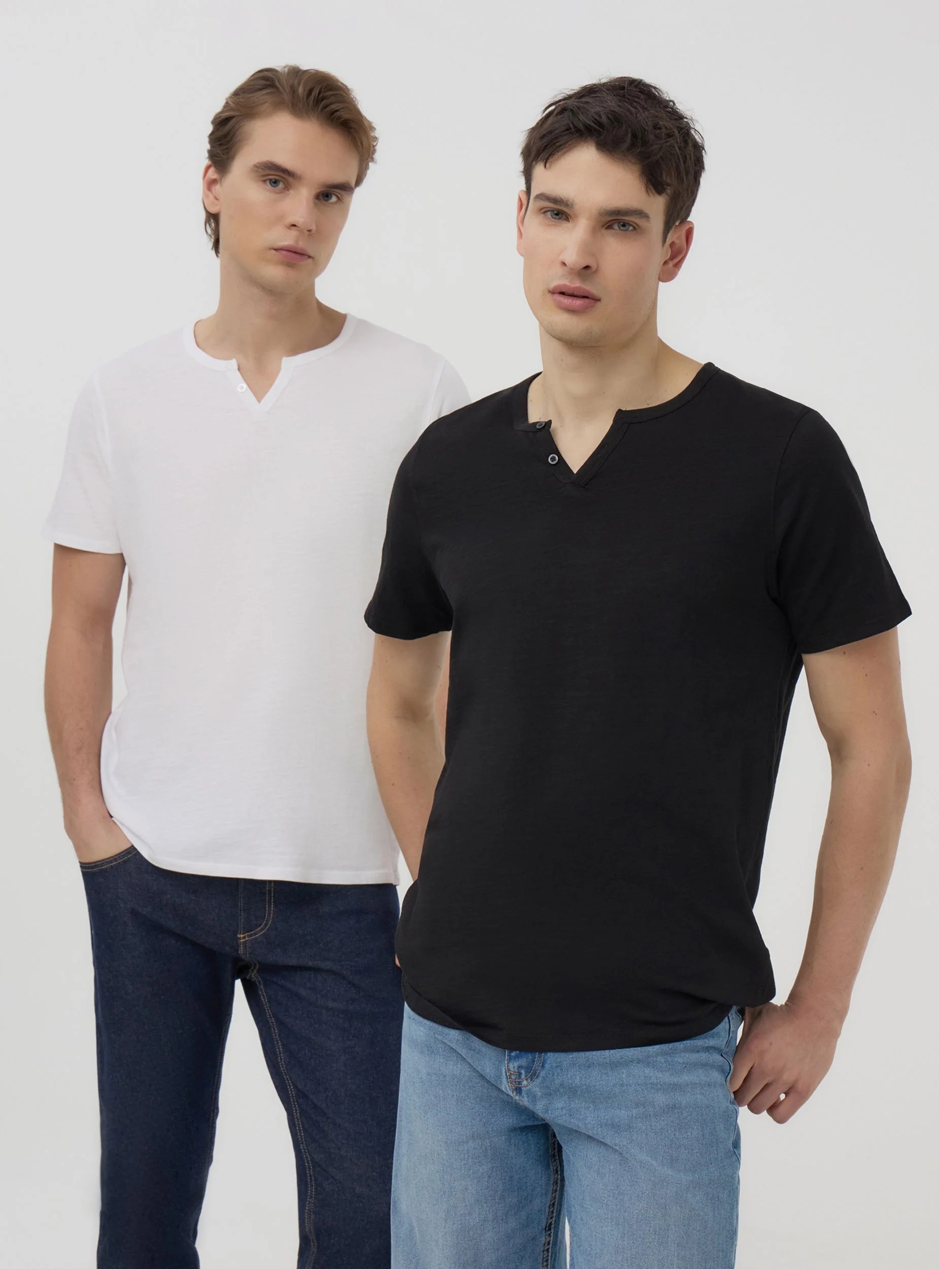 Pack 2 t-shirt serafino tessuto fiammato - Image 9