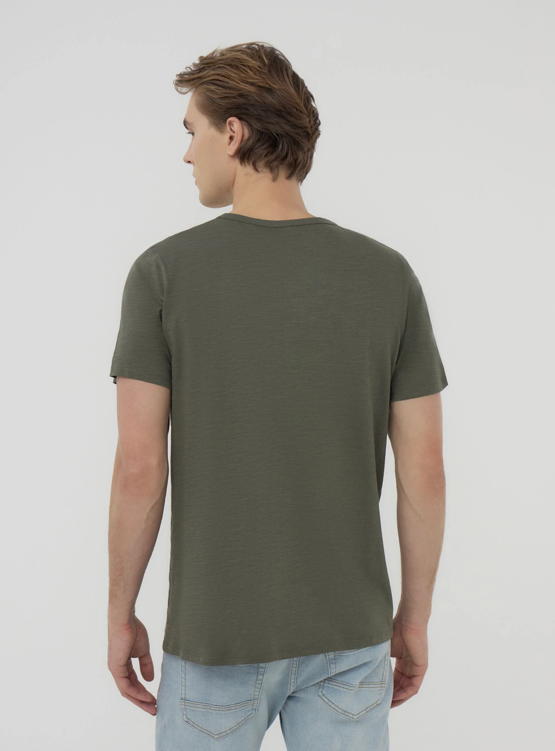 Pack 2 t-shirt serafino tessuto fiammato - Image 4