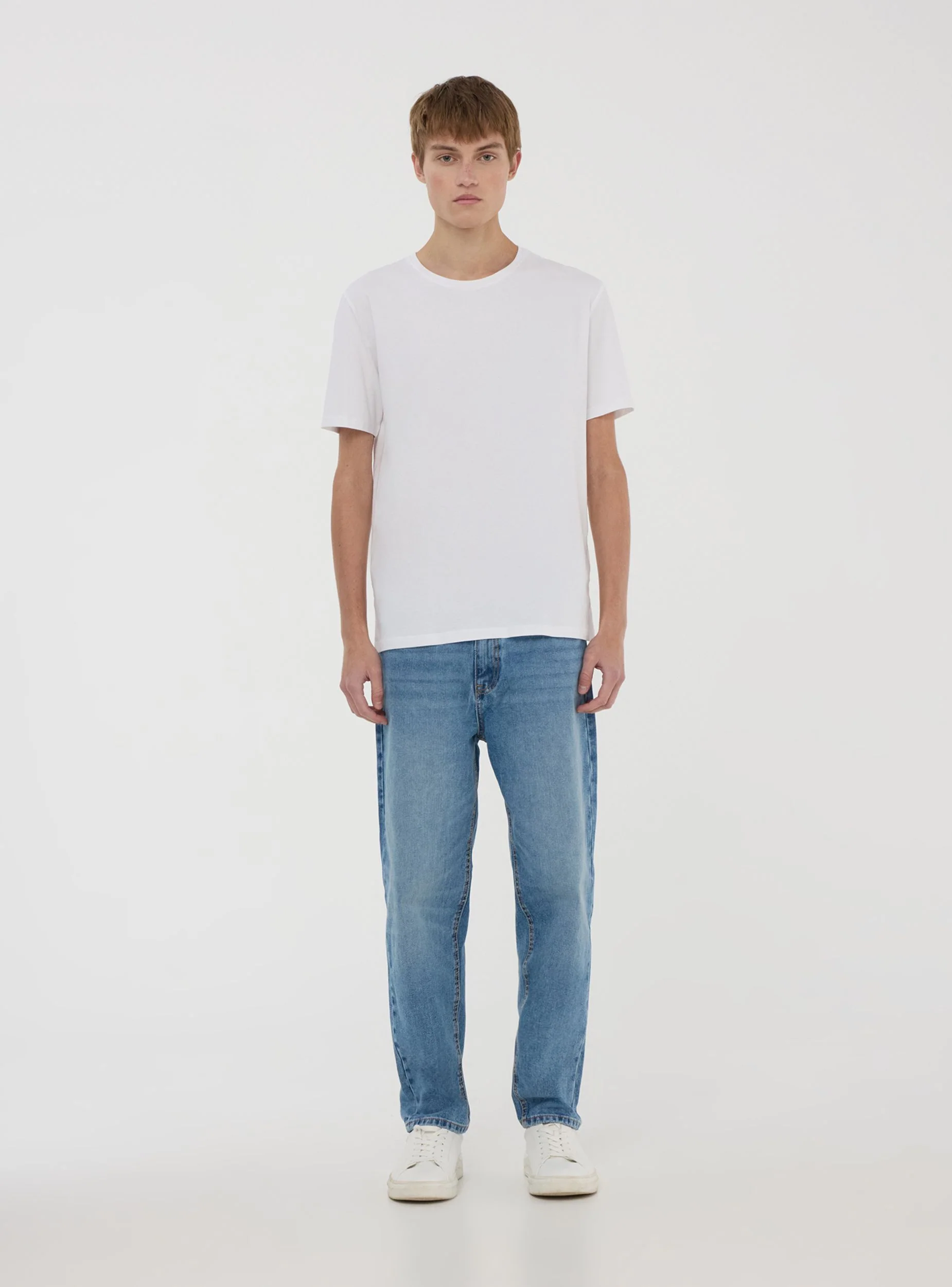Pack 2 t-shirt slim fit tinta unita - Image 3