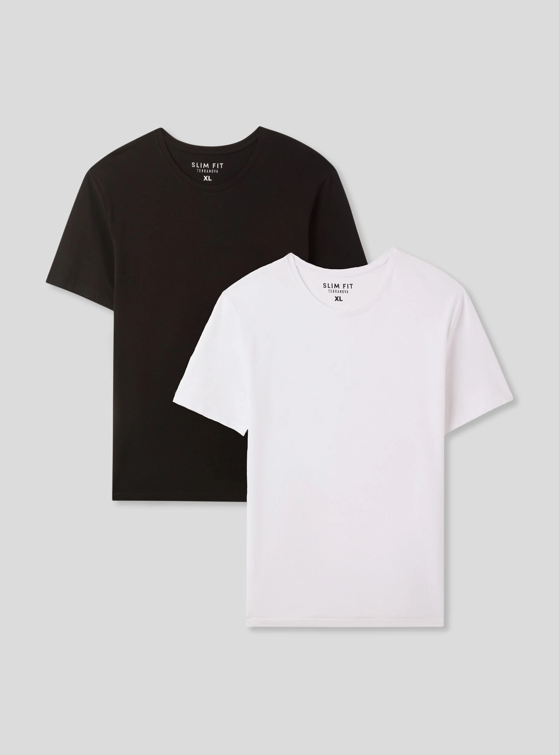 Pack 2 t-shirt slim fit tinta unita - Image 7