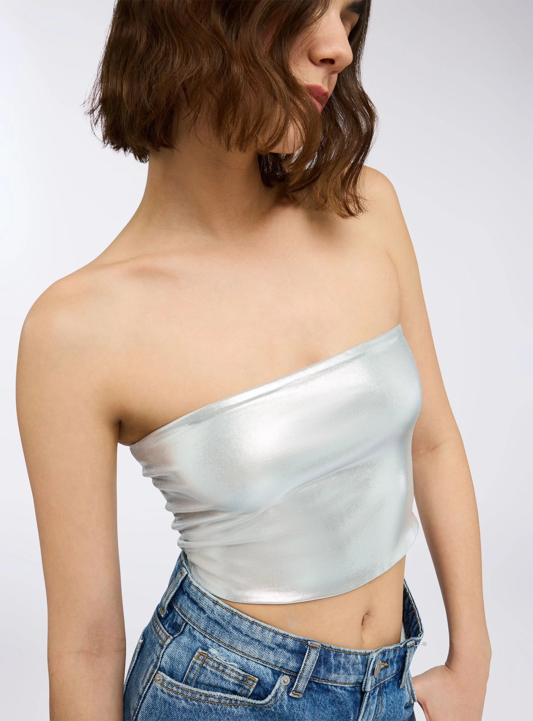 Pack 2 top a fascia elasticizzati