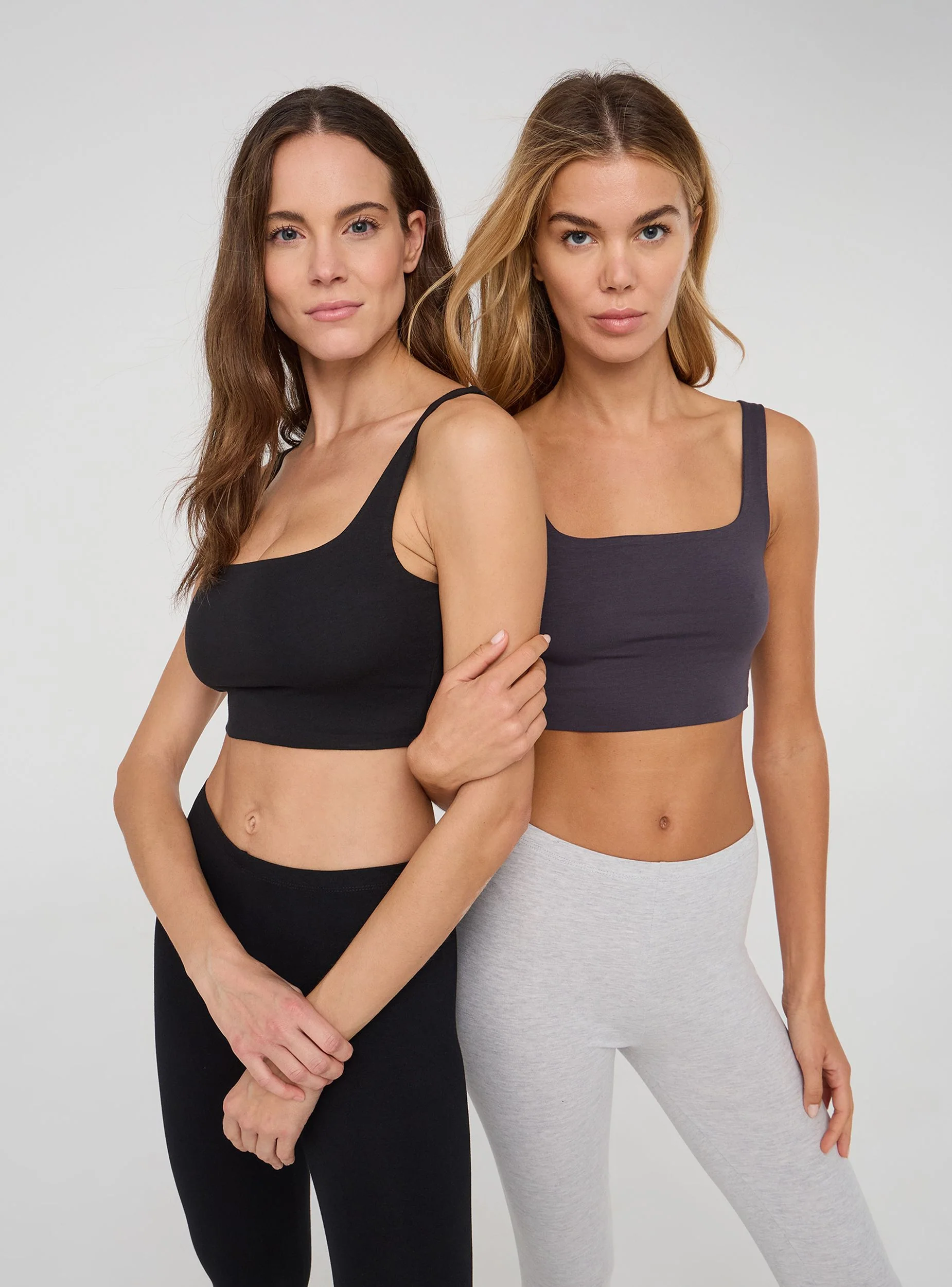 Pack 2 top bra con scollo quadrato - Image 3