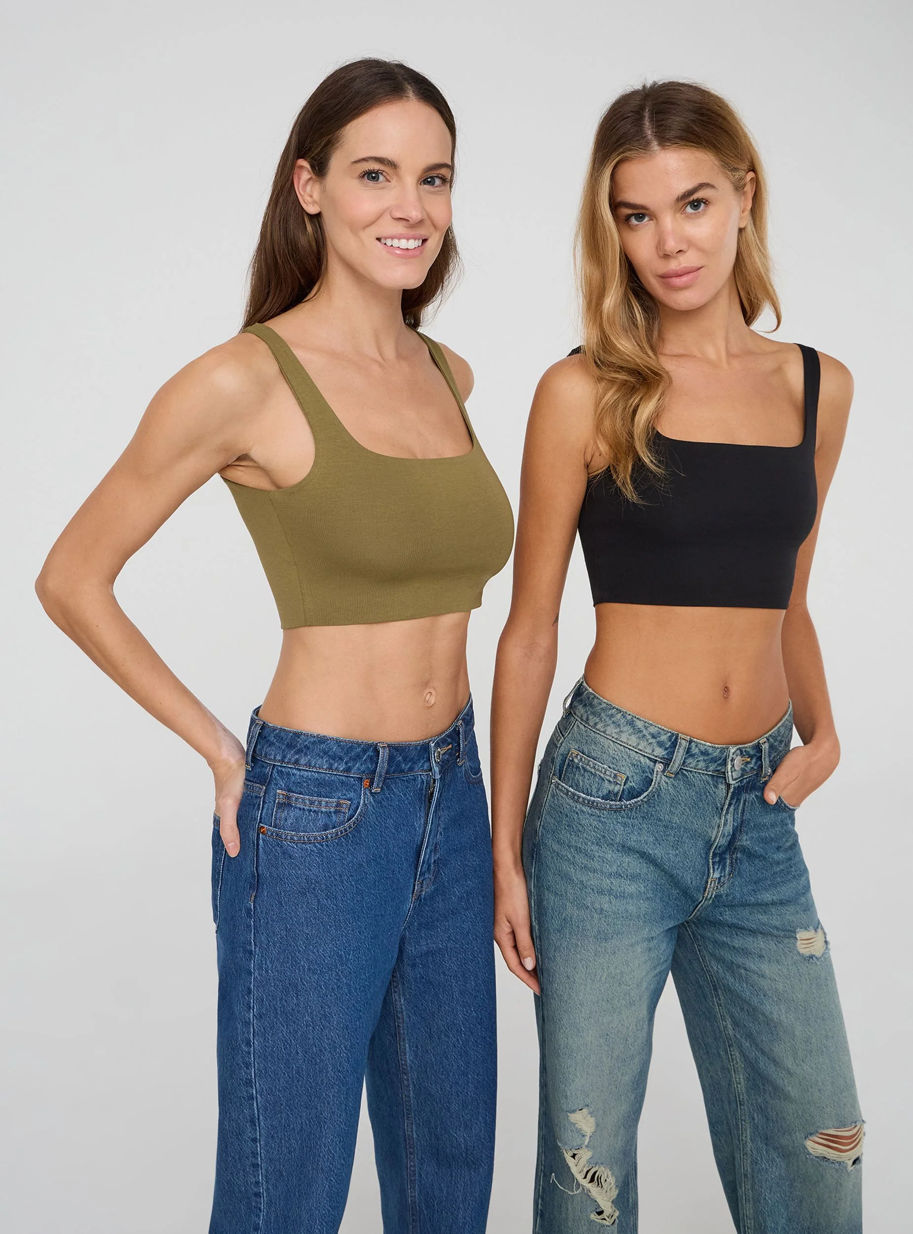 Pack 2 top bra con scollo quadrato - Image 8