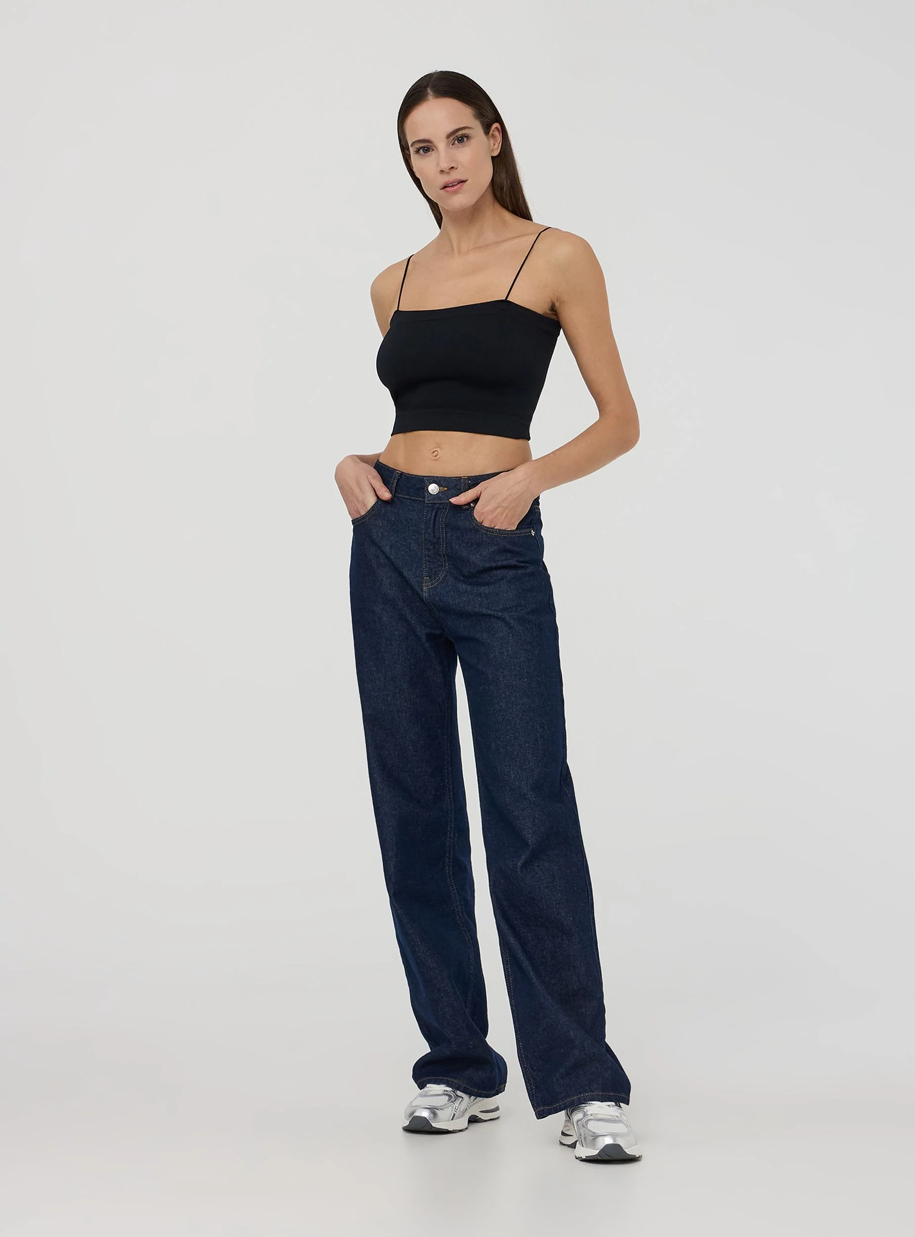 Pack 2 top seamless a costine