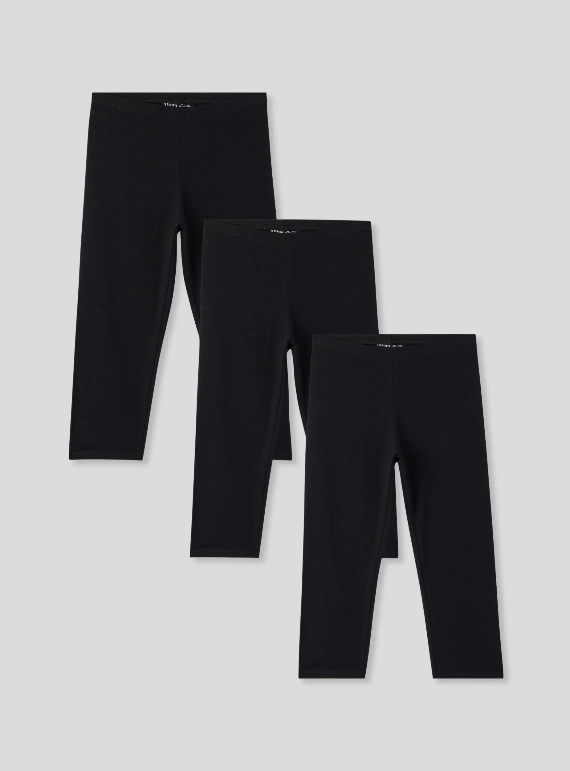 Pack 3 leggings 3/4 tinta unita - Image 5