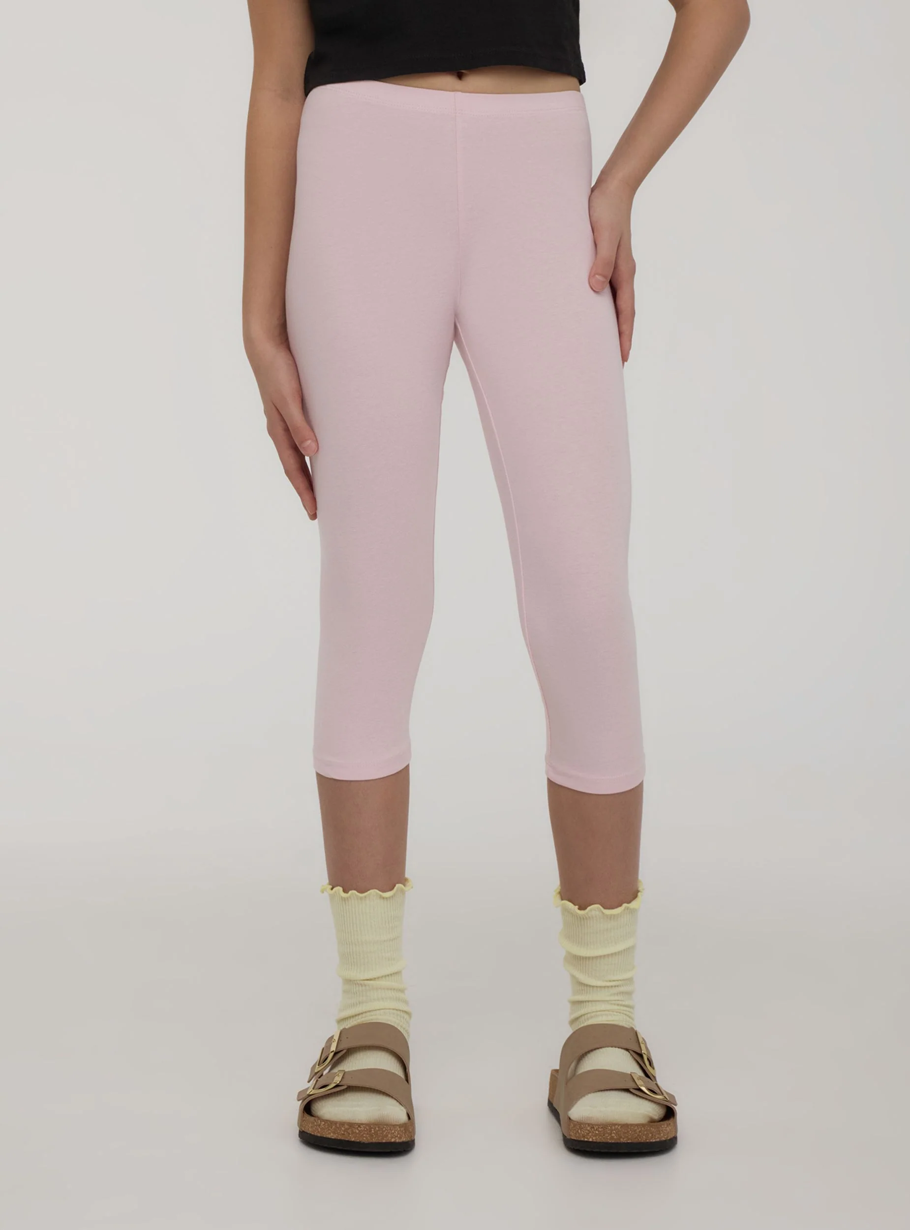 Pack 3 leggings 3/4 tinta unita - Image 3