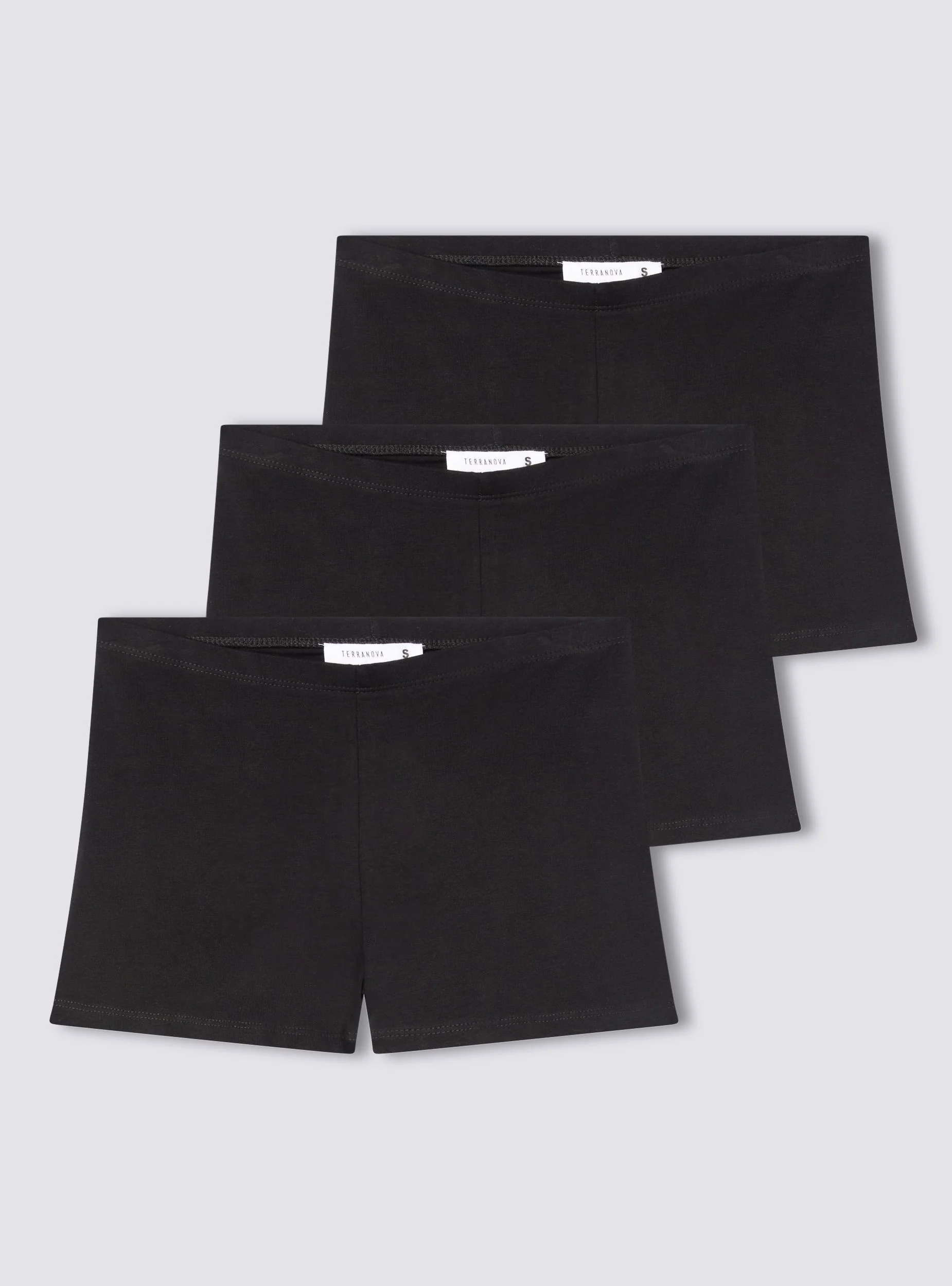 Pack 3 leggings corti tinta unita - Image 7