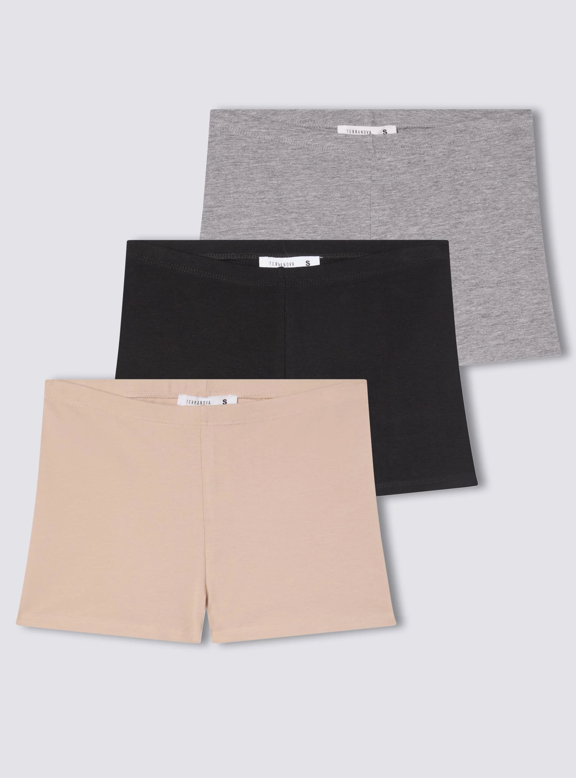 Pack 3 leggings corti tinta unita - Image 5