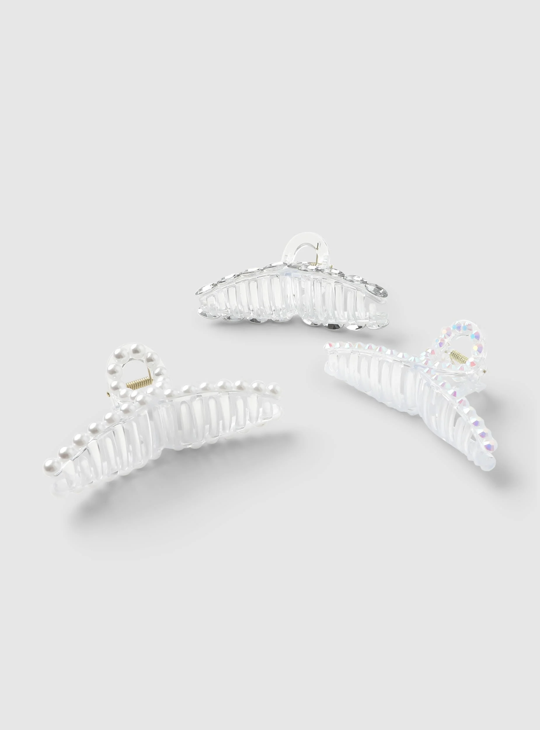 Pack 3 pinze per capelli con decori