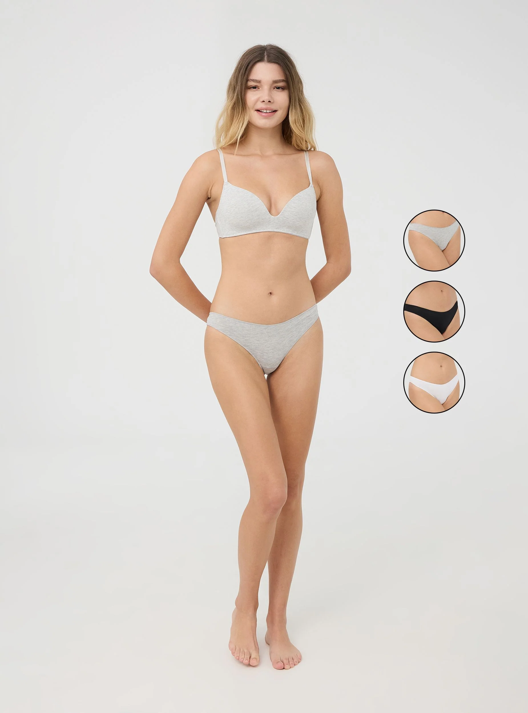 Pack 3 slip brasiliana tinta unita - Image 10