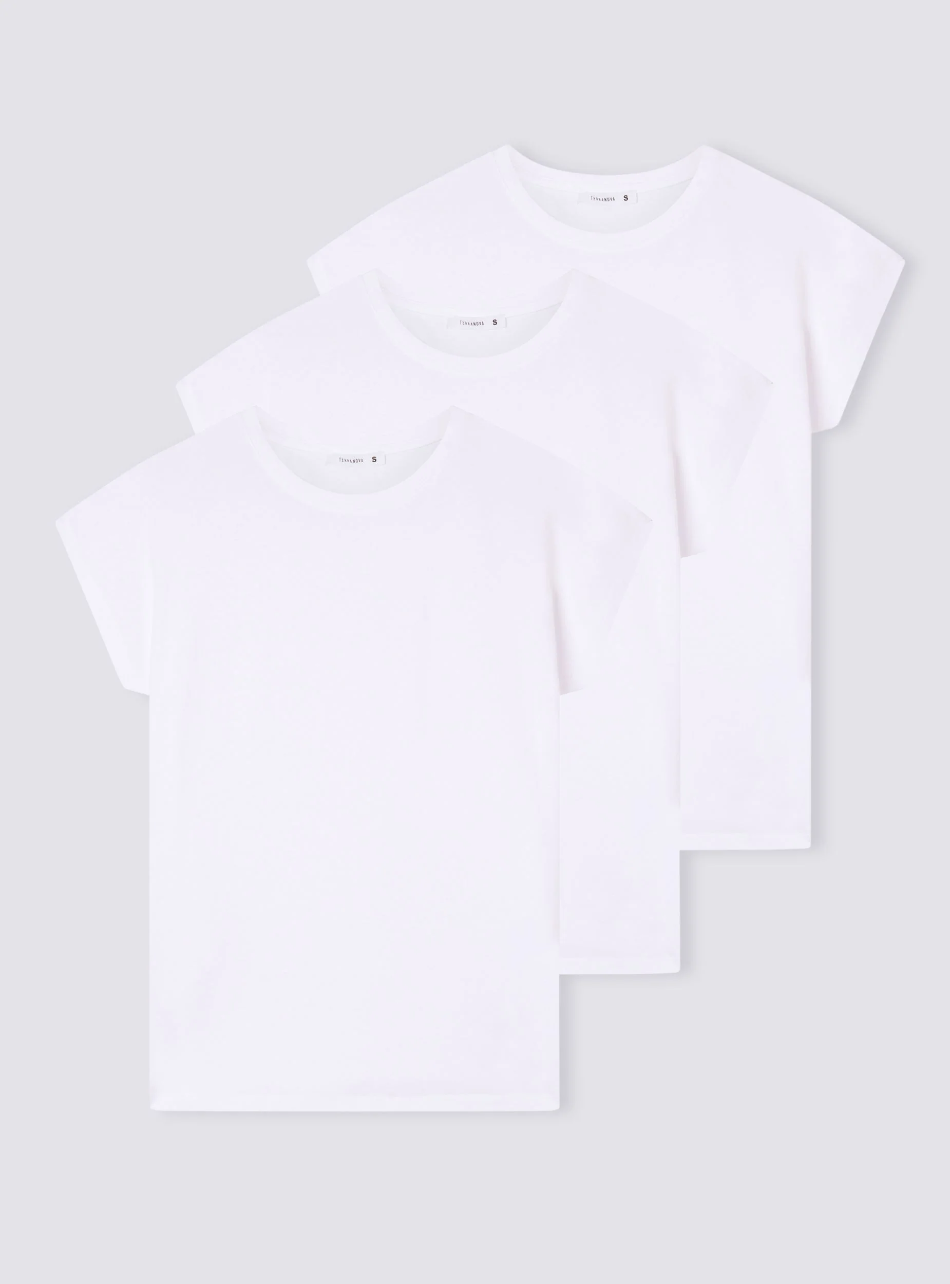 Pack 3 t-shirt ampie tinta unita - Image 7