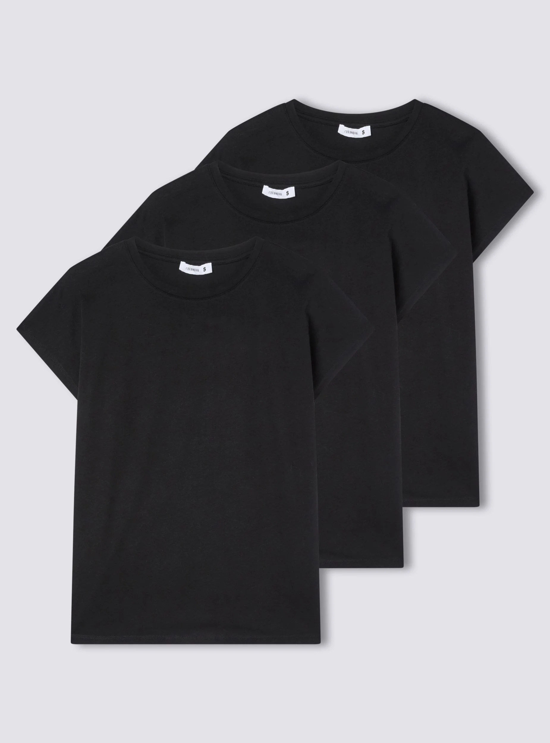 Pack 3 t-shirt ampie tinta unita - Image 6